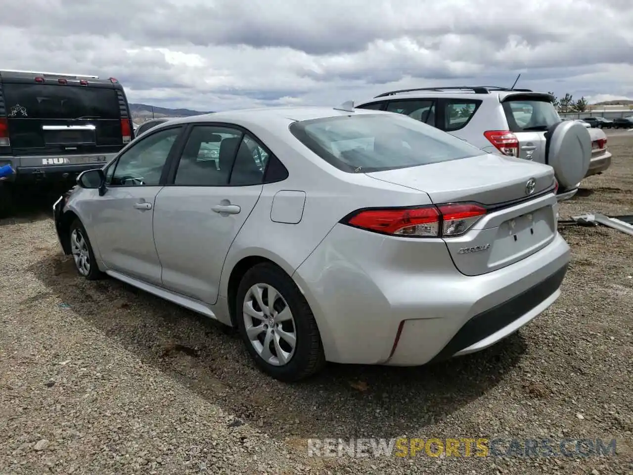 3 Photograph of a damaged car 5YFEPMAE2NP285879 TOYOTA COROLLA 2022