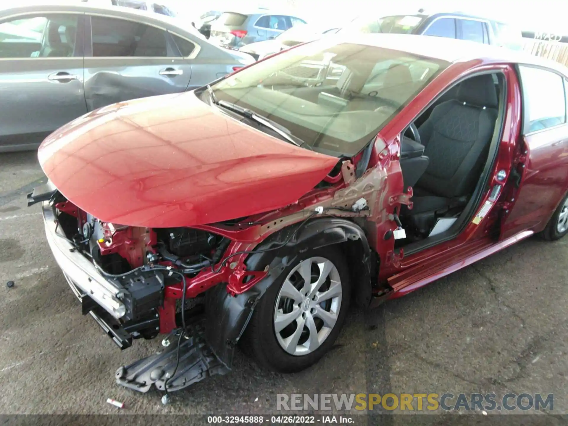 6 Photograph of a damaged car 5YFEPMAE2NP286871 TOYOTA COROLLA 2022