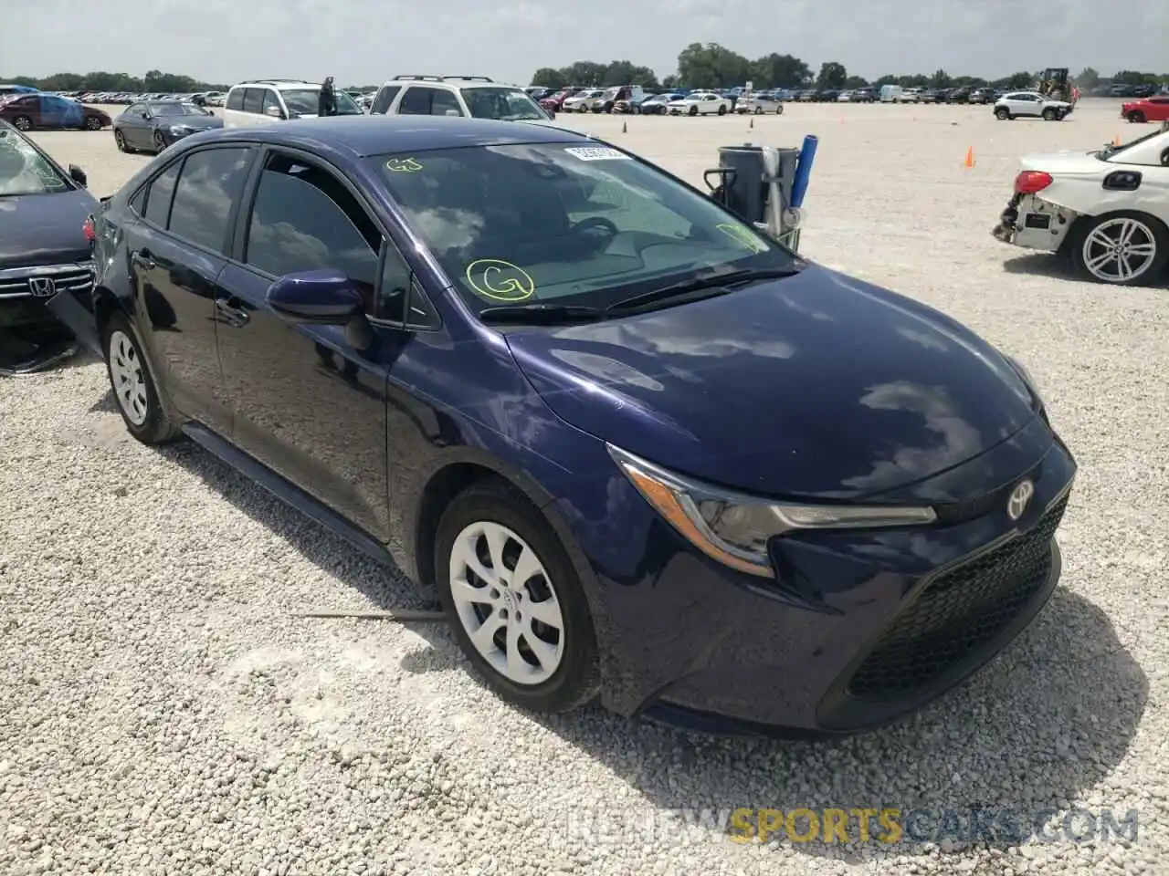 1 Photograph of a damaged car 5YFEPMAE2NP287311 TOYOTA COROLLA 2022