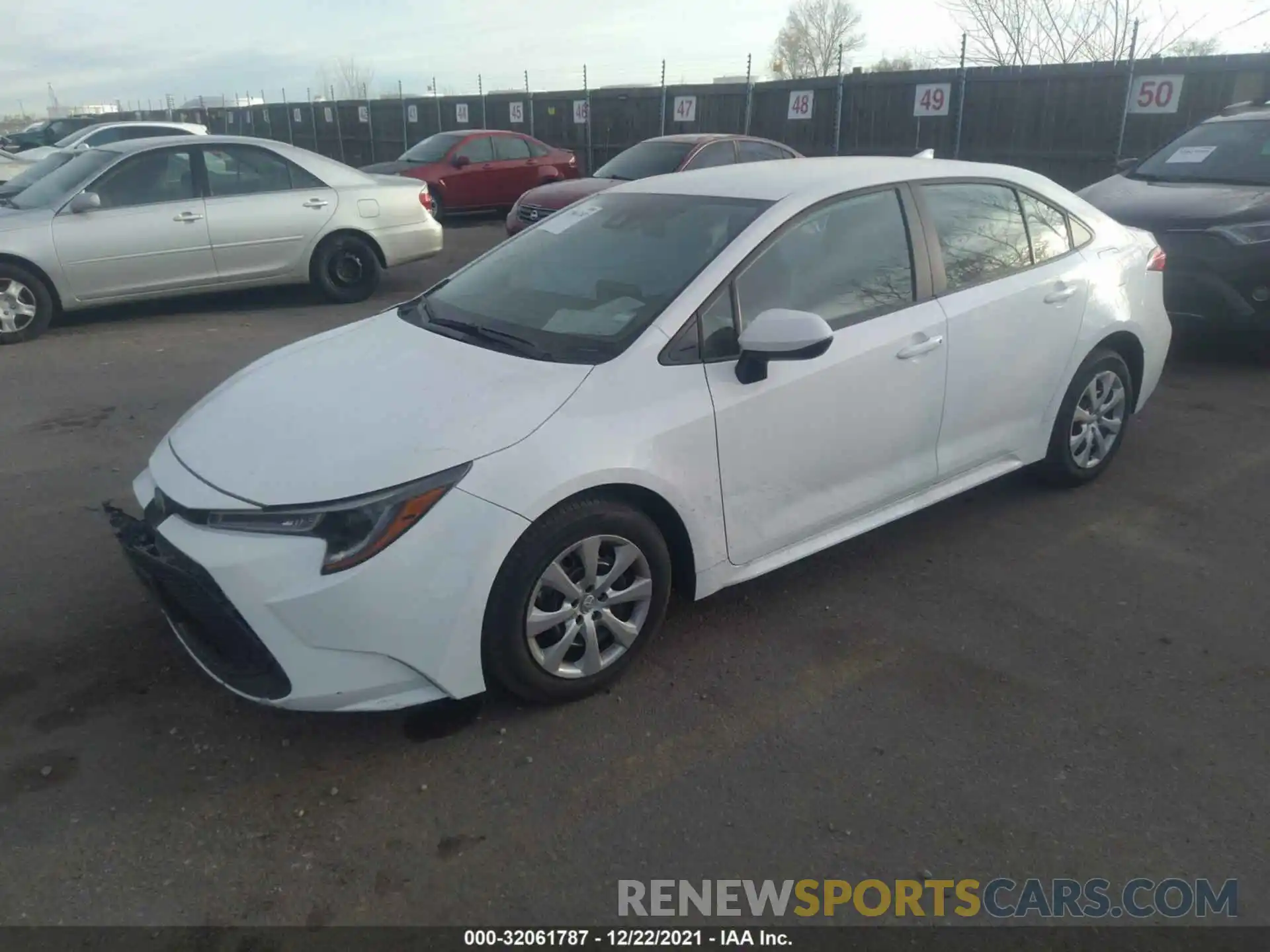 2 Photograph of a damaged car 5YFEPMAE2NP287681 TOYOTA COROLLA 2022