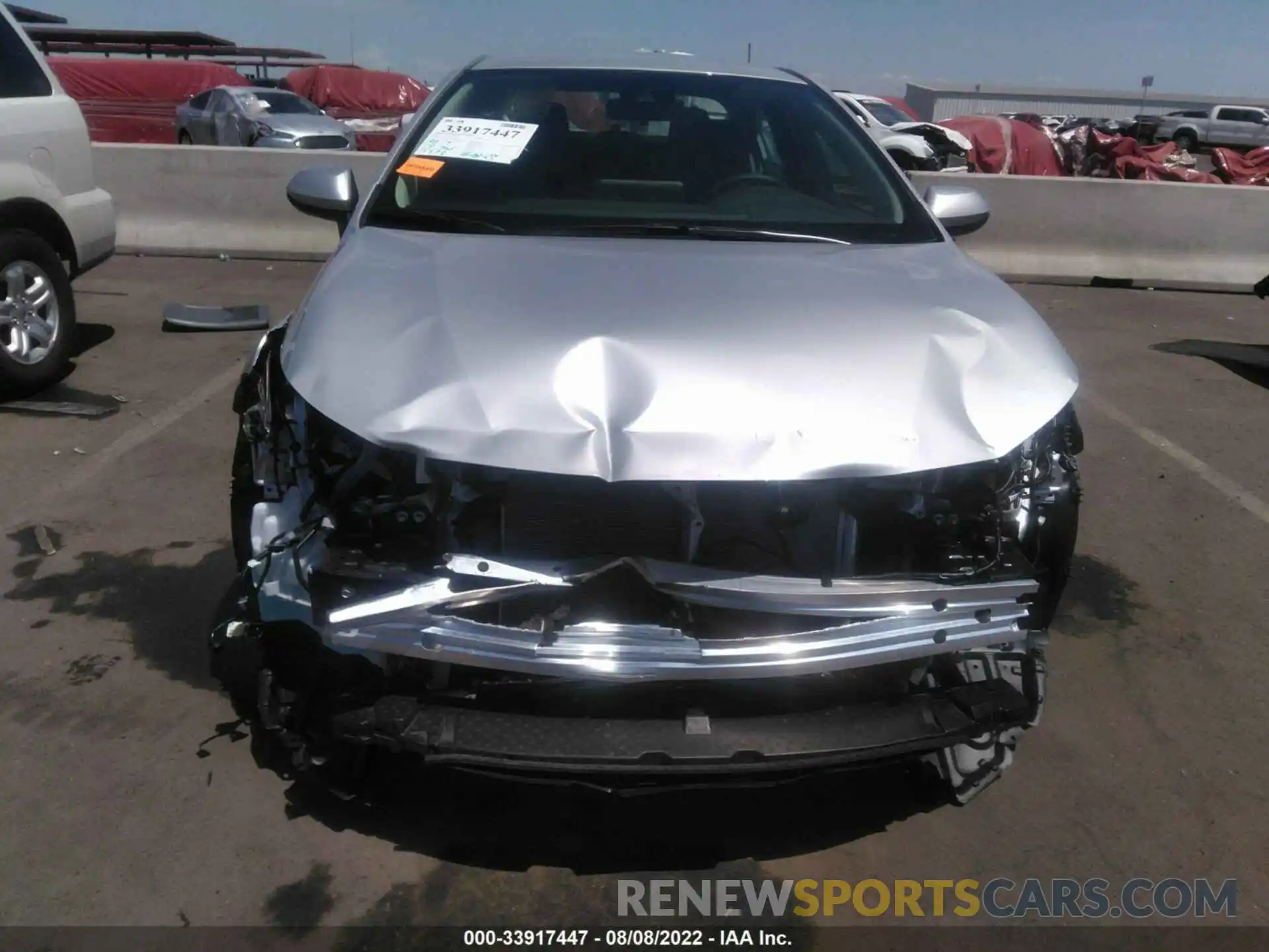 6 Photograph of a damaged car 5YFEPMAE2NP302308 TOYOTA COROLLA 2022