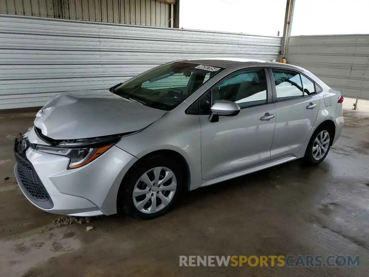 1 Photograph of a damaged car 5YFEPMAE2NP303393 TOYOTA COROLLA 2022