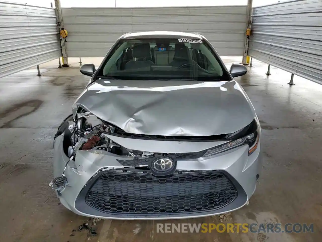 5 Photograph of a damaged car 5YFEPMAE2NP303393 TOYOTA COROLLA 2022