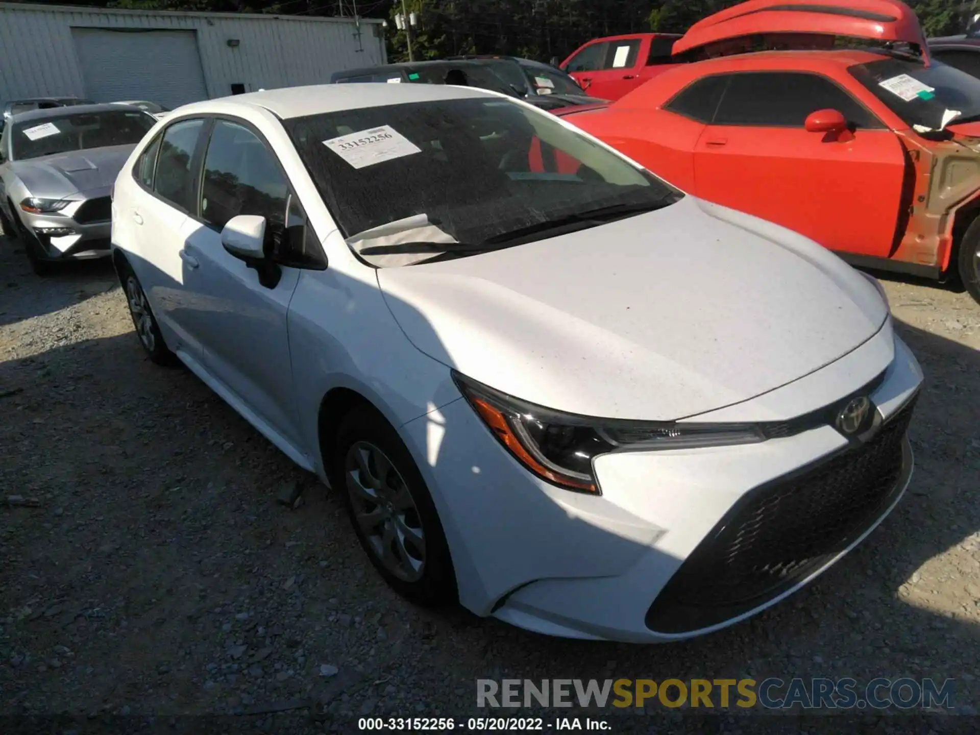 1 Photograph of a damaged car 5YFEPMAE2NP306472 TOYOTA COROLLA 2022