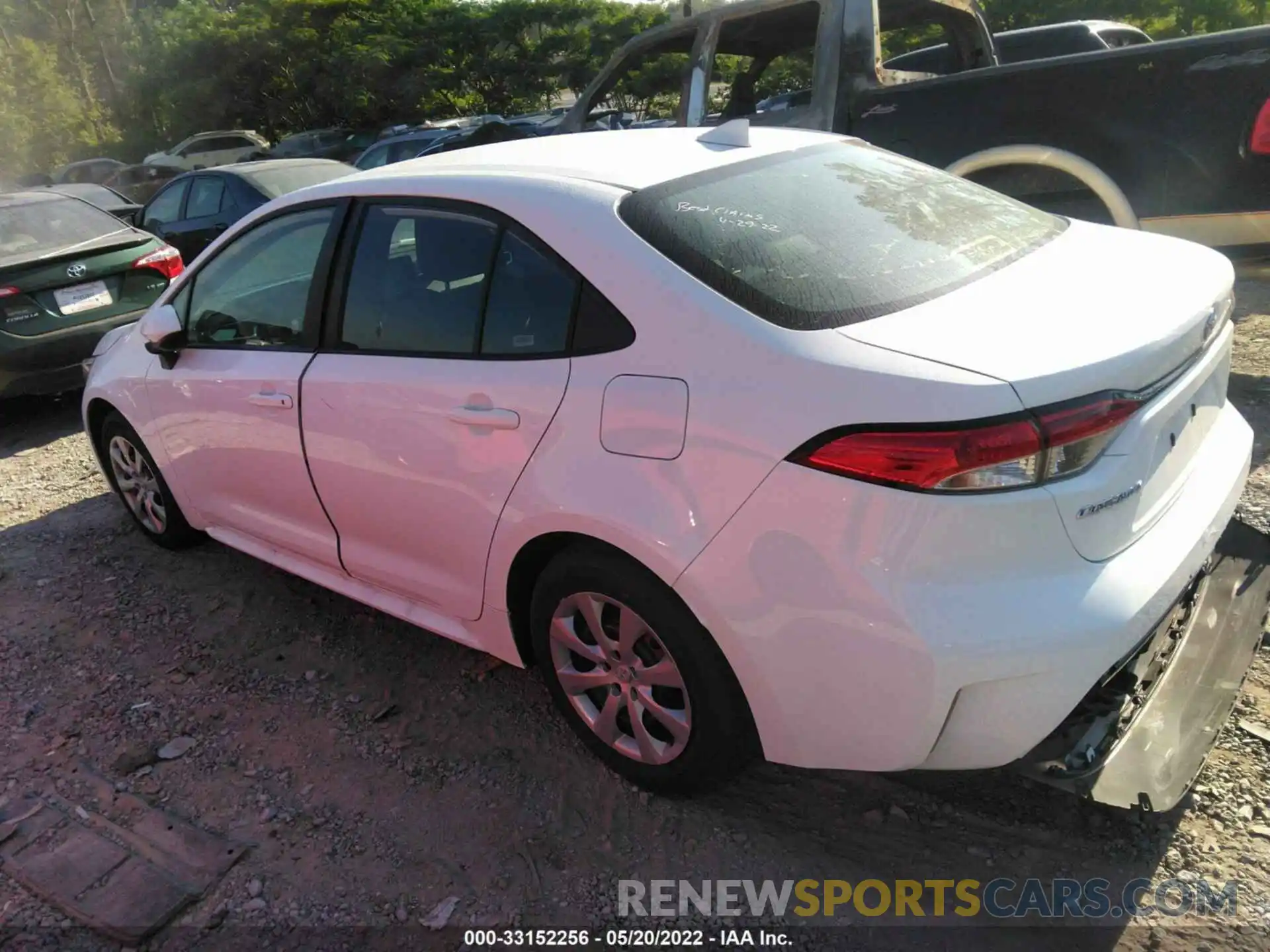 3 Photograph of a damaged car 5YFEPMAE2NP306472 TOYOTA COROLLA 2022