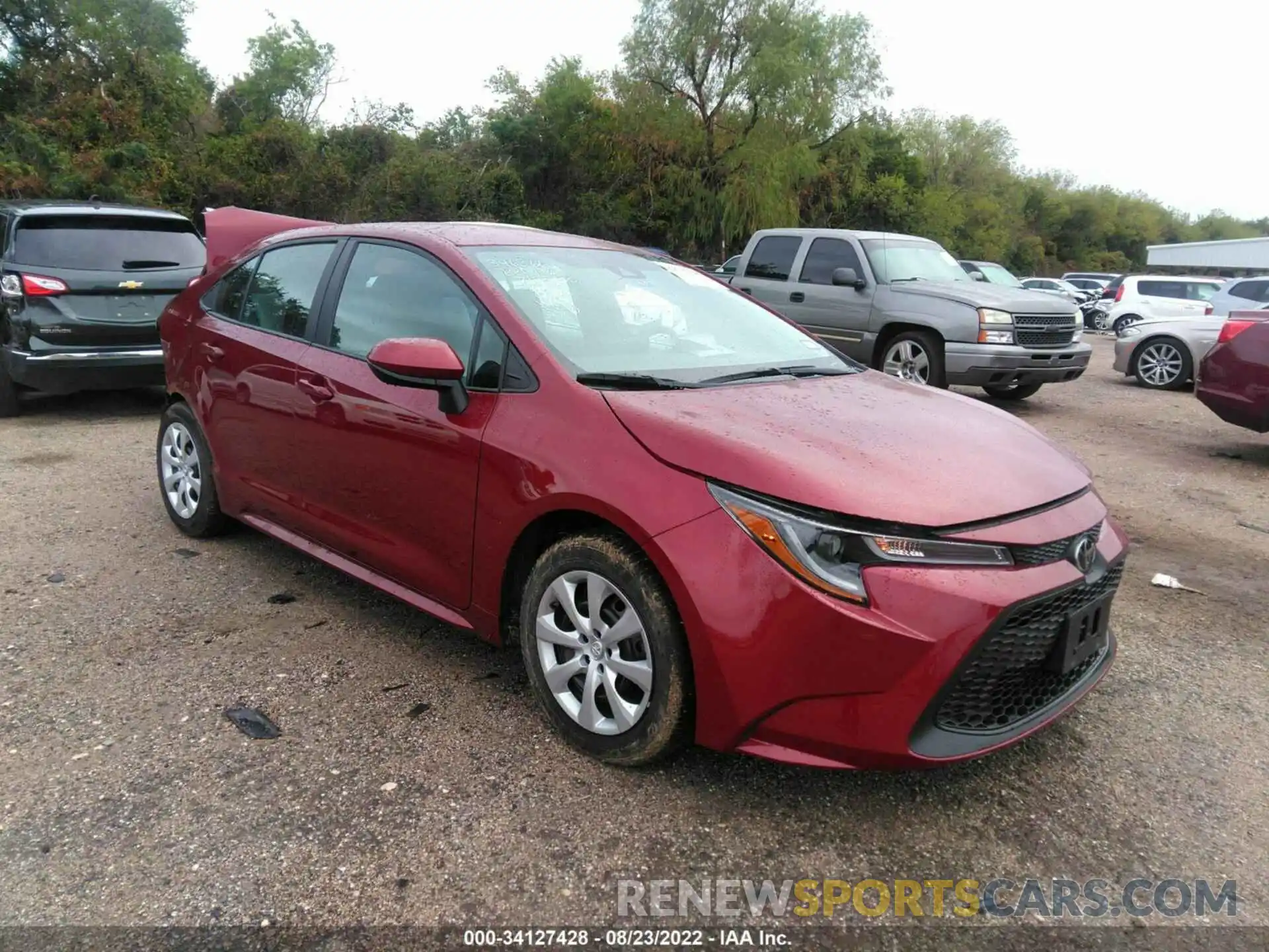 1 Photograph of a damaged car 5YFEPMAE2NP320307 TOYOTA COROLLA 2022