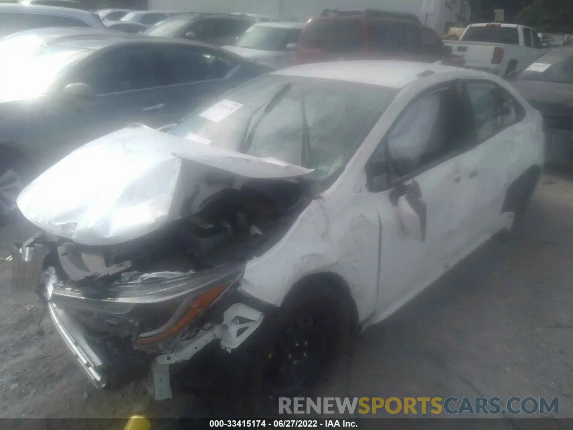 6 Photograph of a damaged car 5YFEPMAE2NP327032 TOYOTA COROLLA 2022