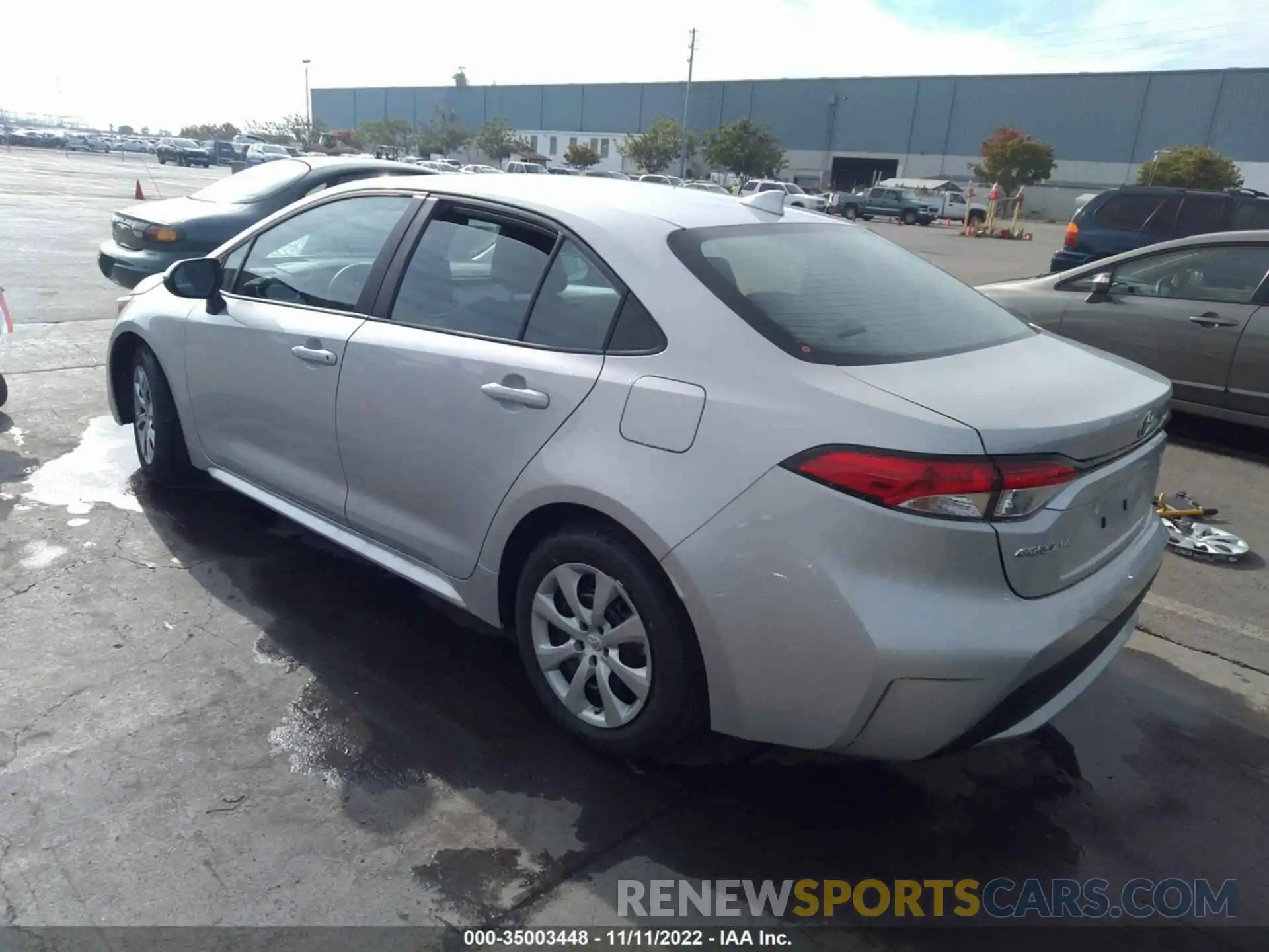 3 Photograph of a damaged car 5YFEPMAE2NP348690 TOYOTA COROLLA 2022