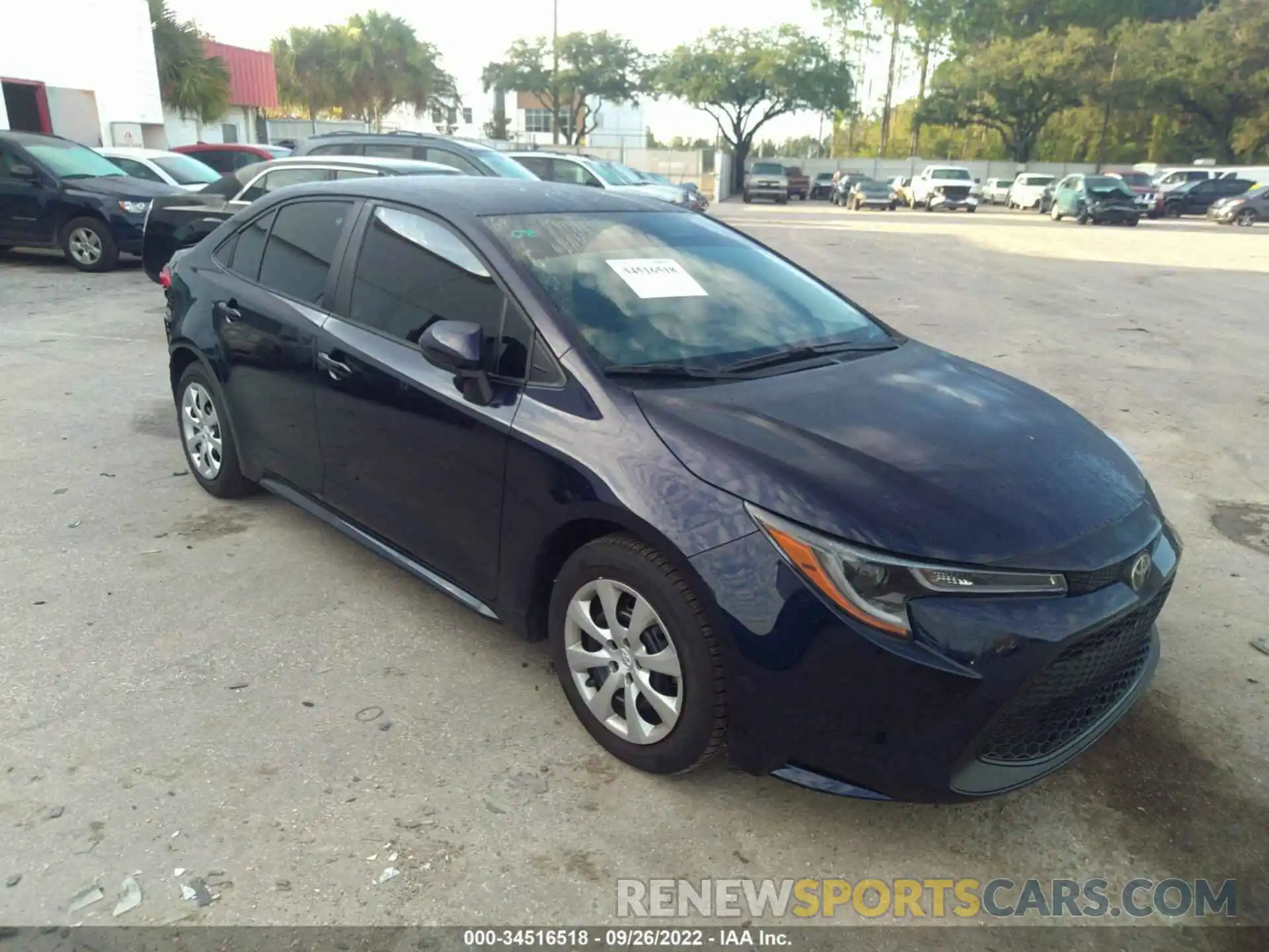 1 Photograph of a damaged car 5YFEPMAE2NP348981 TOYOTA COROLLA 2022