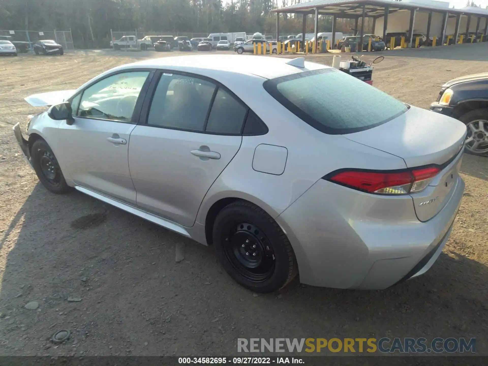 3 Photograph of a damaged car 5YFEPMAE2NP357406 TOYOTA COROLLA 2022