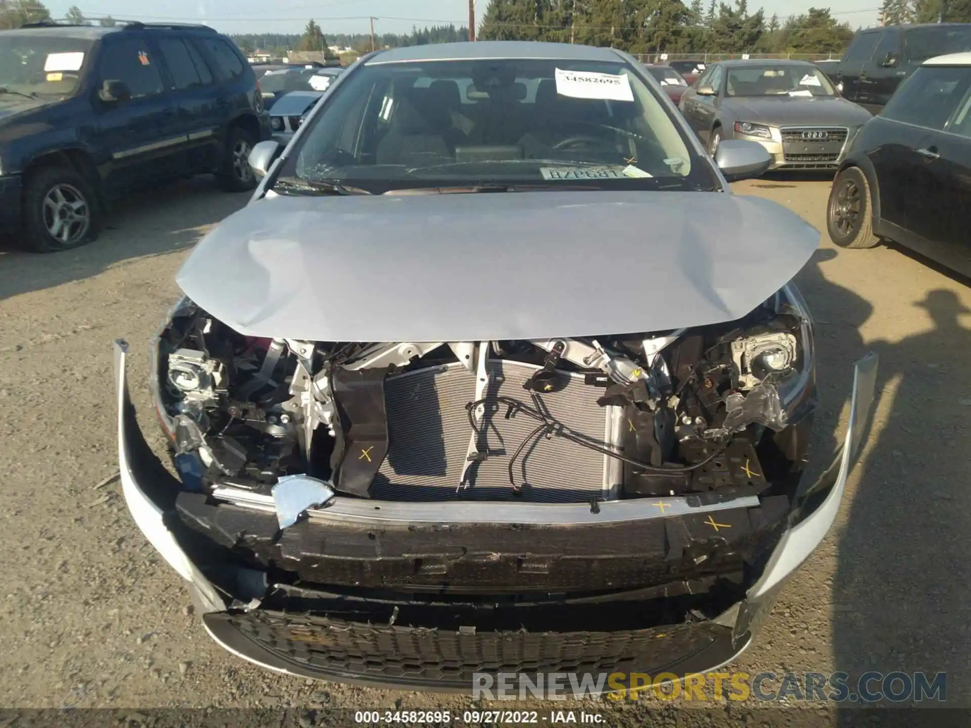 6 Photograph of a damaged car 5YFEPMAE2NP357406 TOYOTA COROLLA 2022