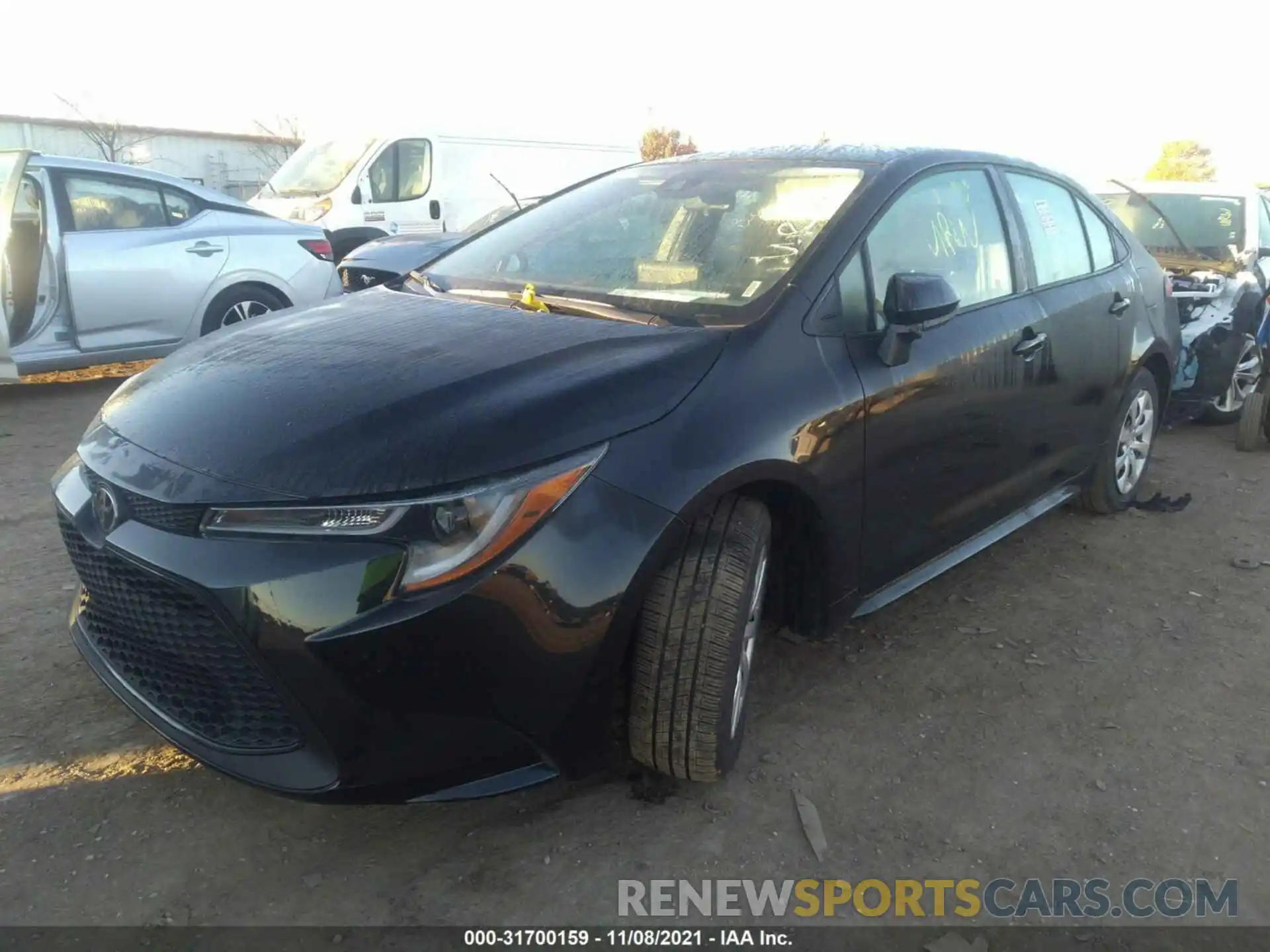 2 Photograph of a damaged car 5YFEPMAE3NP271554 TOYOTA COROLLA 2022