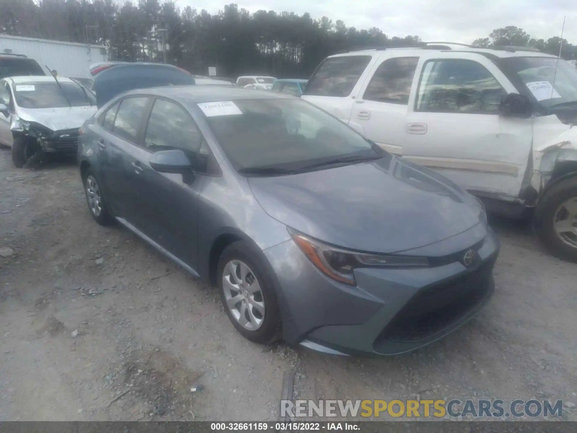 1 Photograph of a damaged car 5YFEPMAE3NP272283 TOYOTA COROLLA 2022