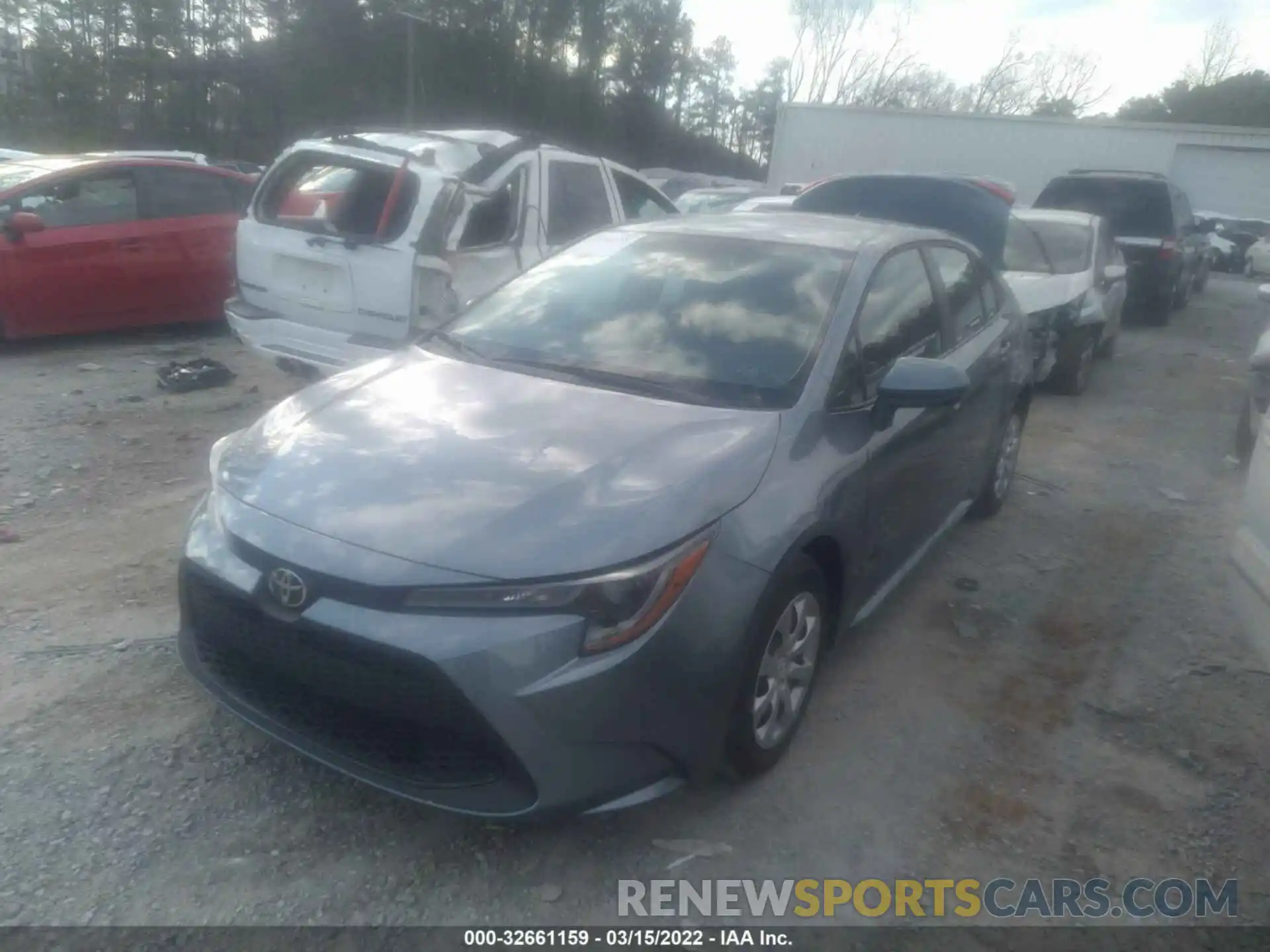 2 Photograph of a damaged car 5YFEPMAE3NP272283 TOYOTA COROLLA 2022