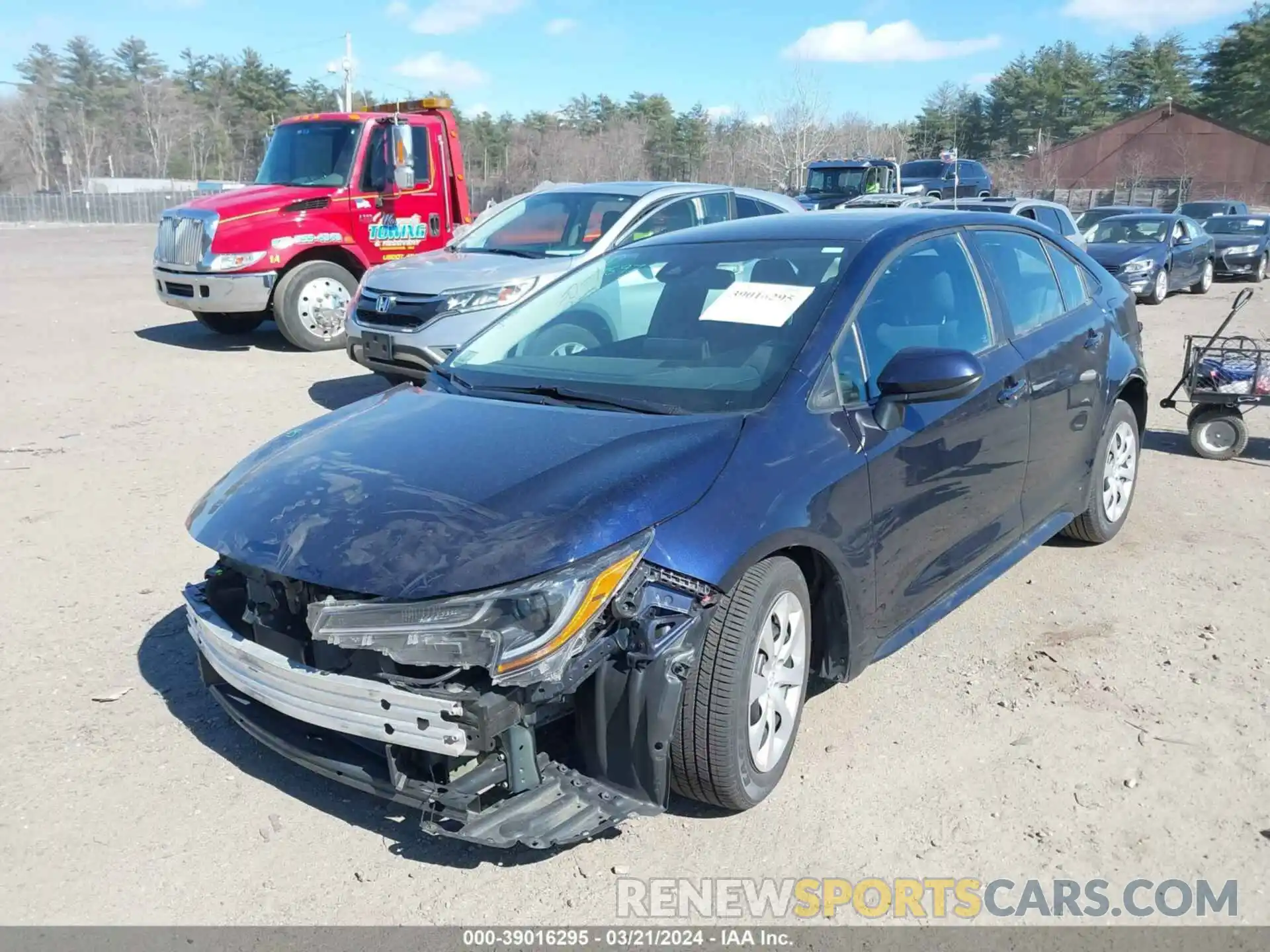 2 Photograph of a damaged car 5YFEPMAE3NP272476 TOYOTA COROLLA 2022