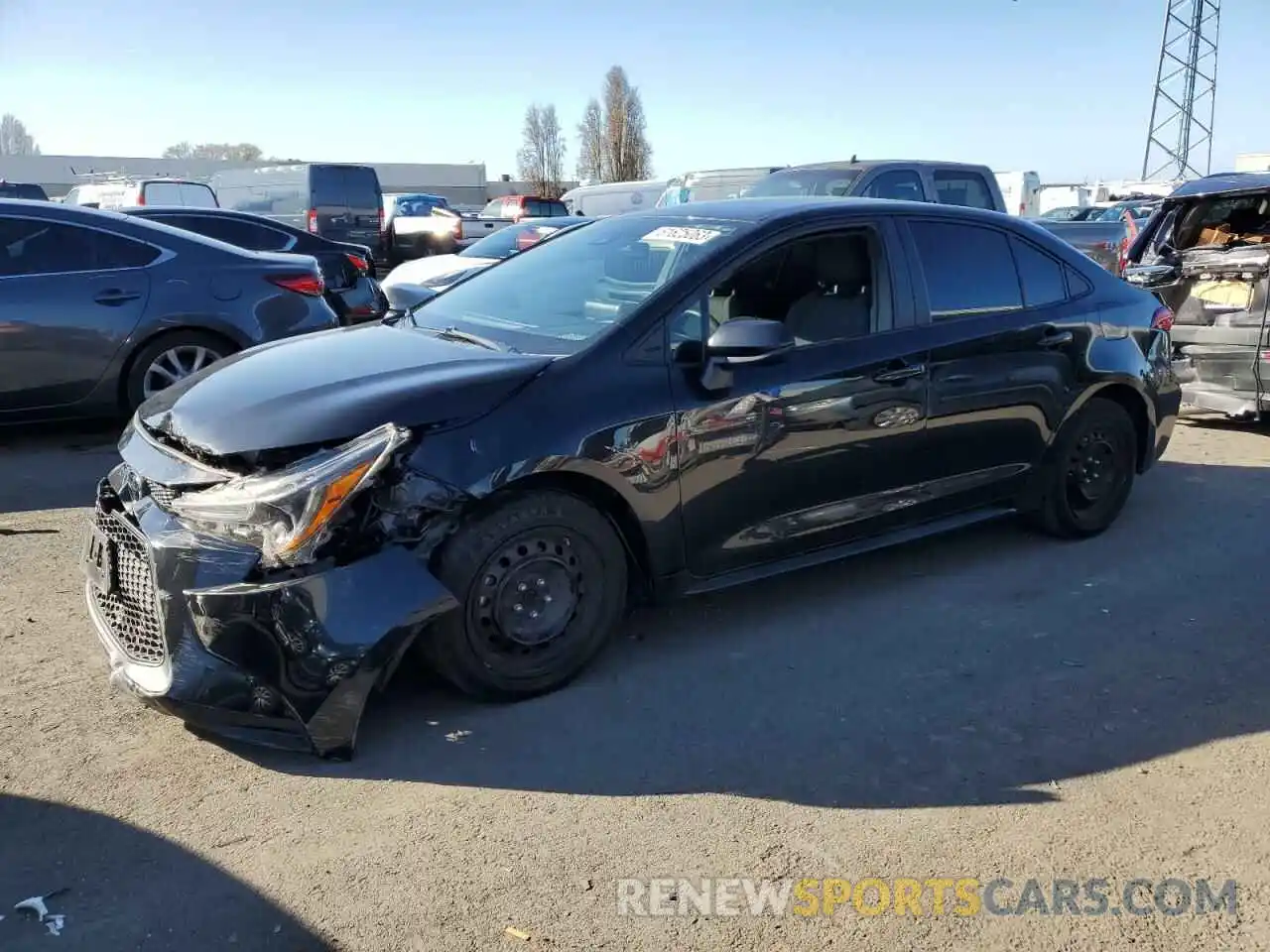 1 Photograph of a damaged car 5YFEPMAE3NP275989 TOYOTA COROLLA 2022