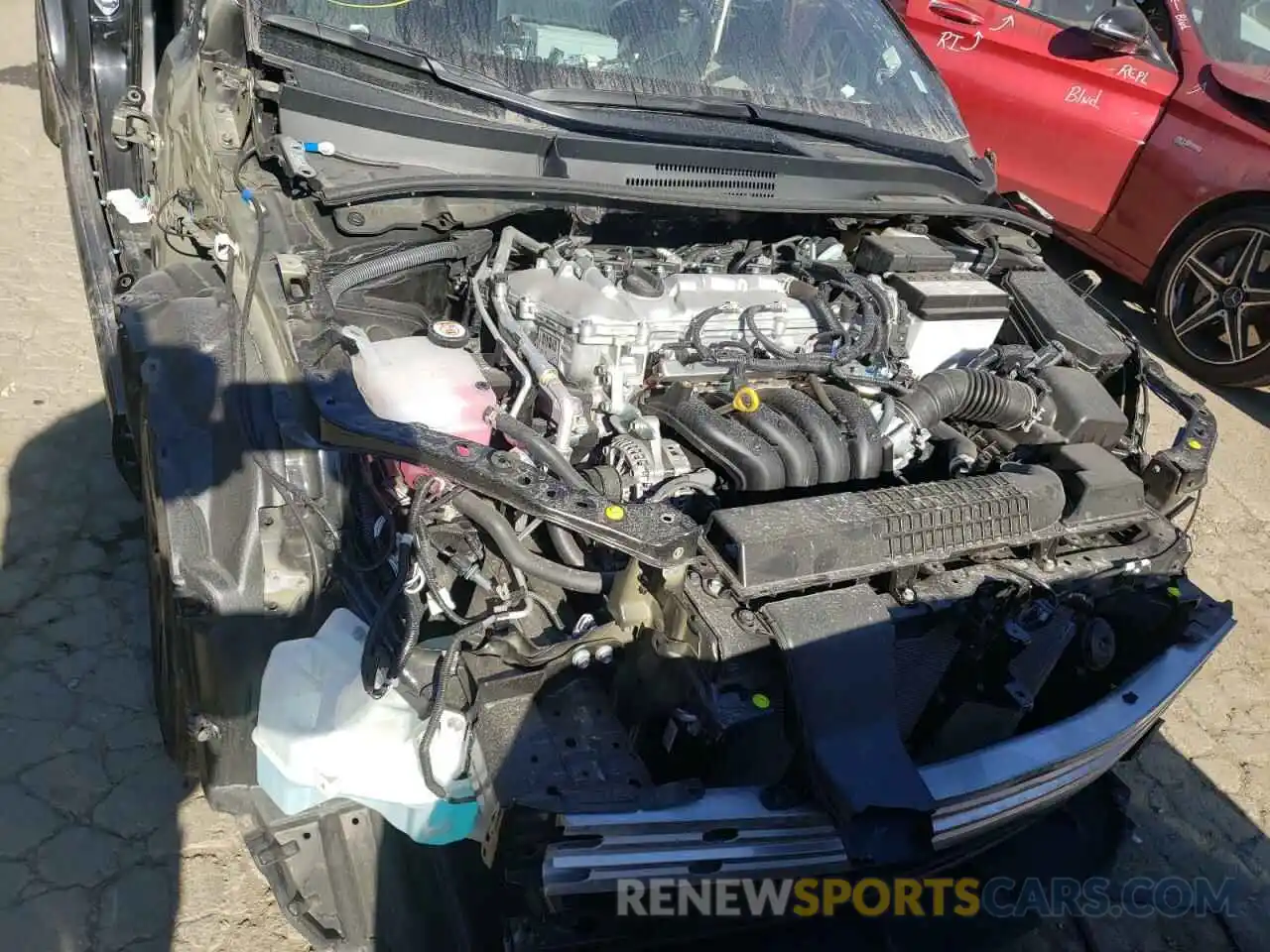 9 Photograph of a damaged car 5YFEPMAE3NP276026 TOYOTA COROLLA 2022