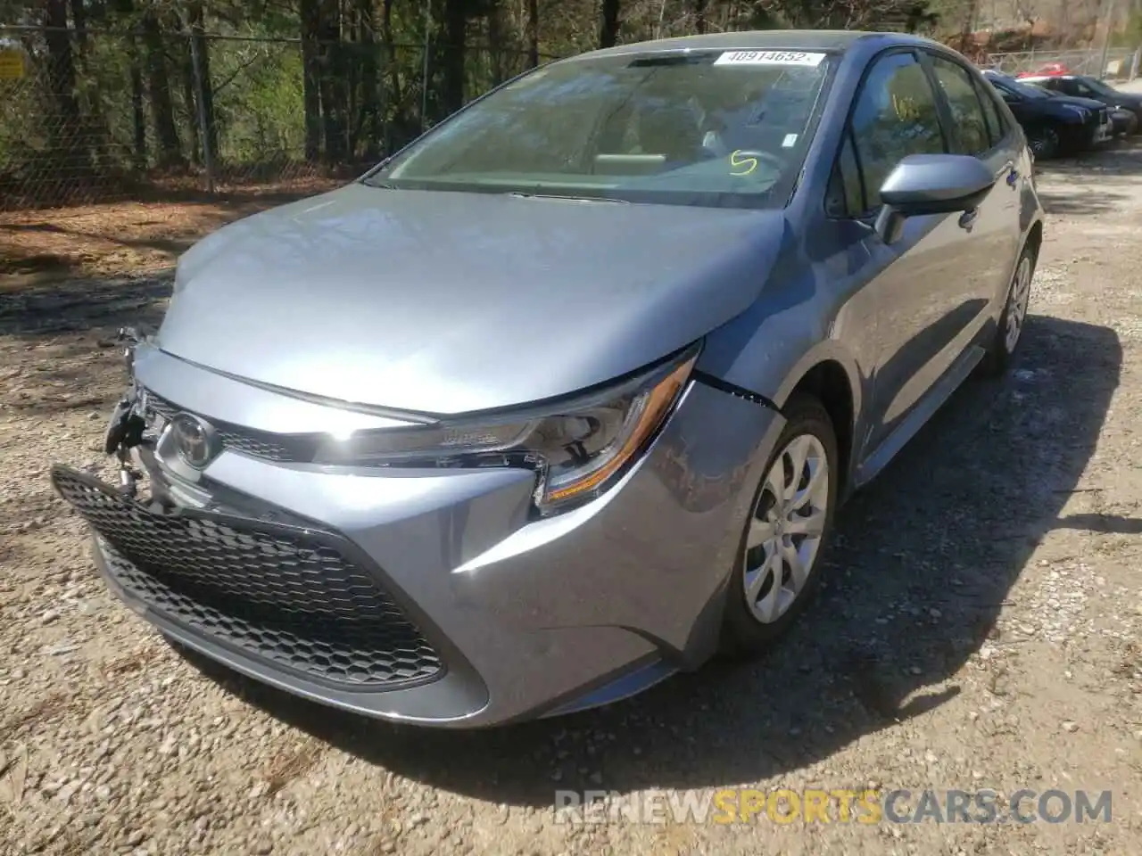 2 Photograph of a damaged car 5YFEPMAE3NP276091 TOYOTA COROLLA 2022