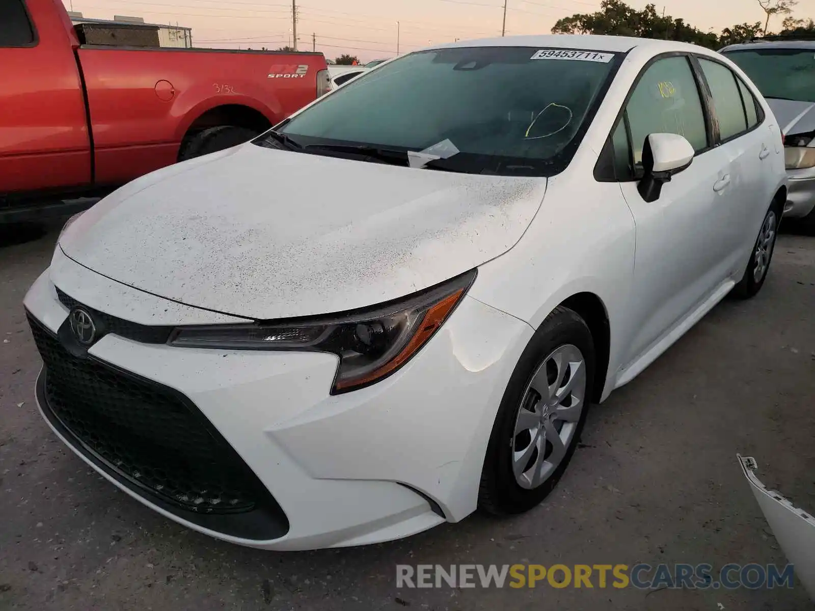 2 Photograph of a damaged car 5YFEPMAE3NP278455 TOYOTA COROLLA 2022