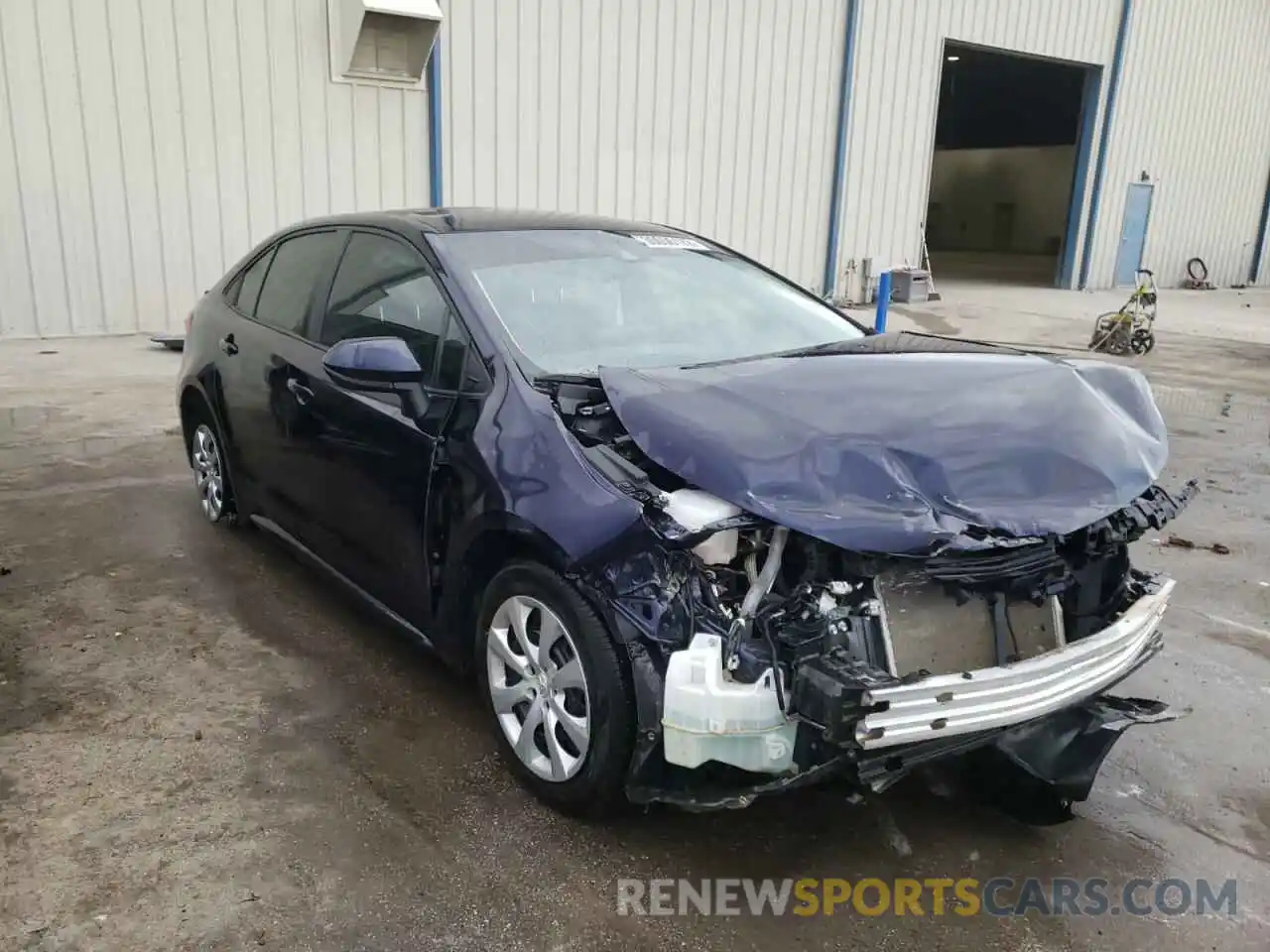 1 Photograph of a damaged car 5YFEPMAE3NP278701 TOYOTA COROLLA 2022