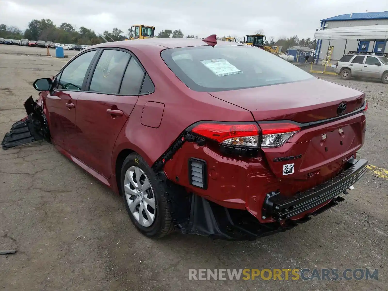 3 Photograph of a damaged car 5YFEPMAE3NP281324 TOYOTA COROLLA 2022