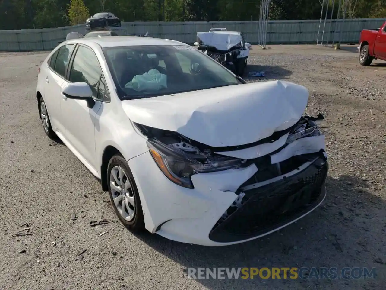 1 Photograph of a damaged car 5YFEPMAE3NP281422 TOYOTA COROLLA 2022