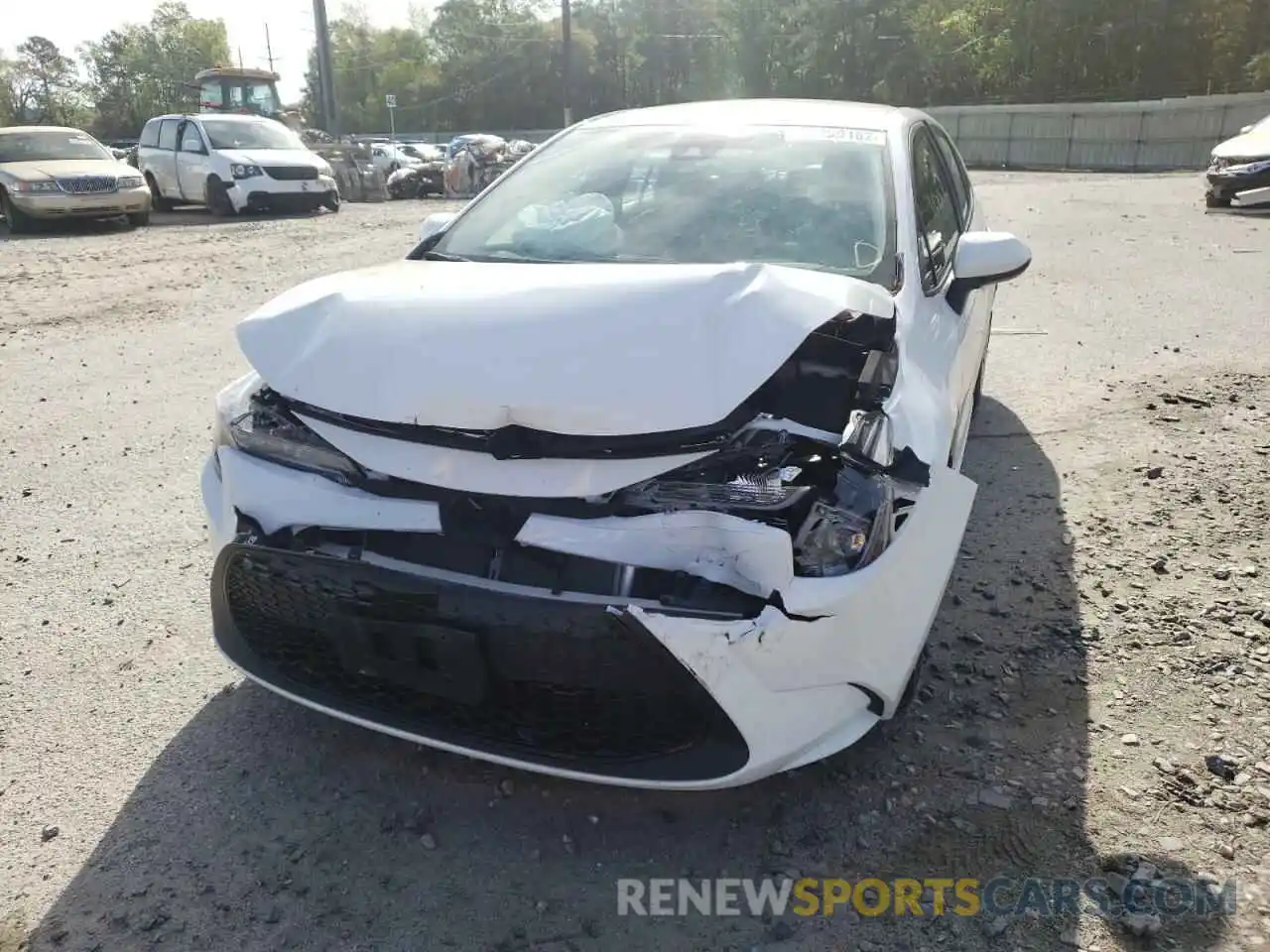 9 Photograph of a damaged car 5YFEPMAE3NP281422 TOYOTA COROLLA 2022