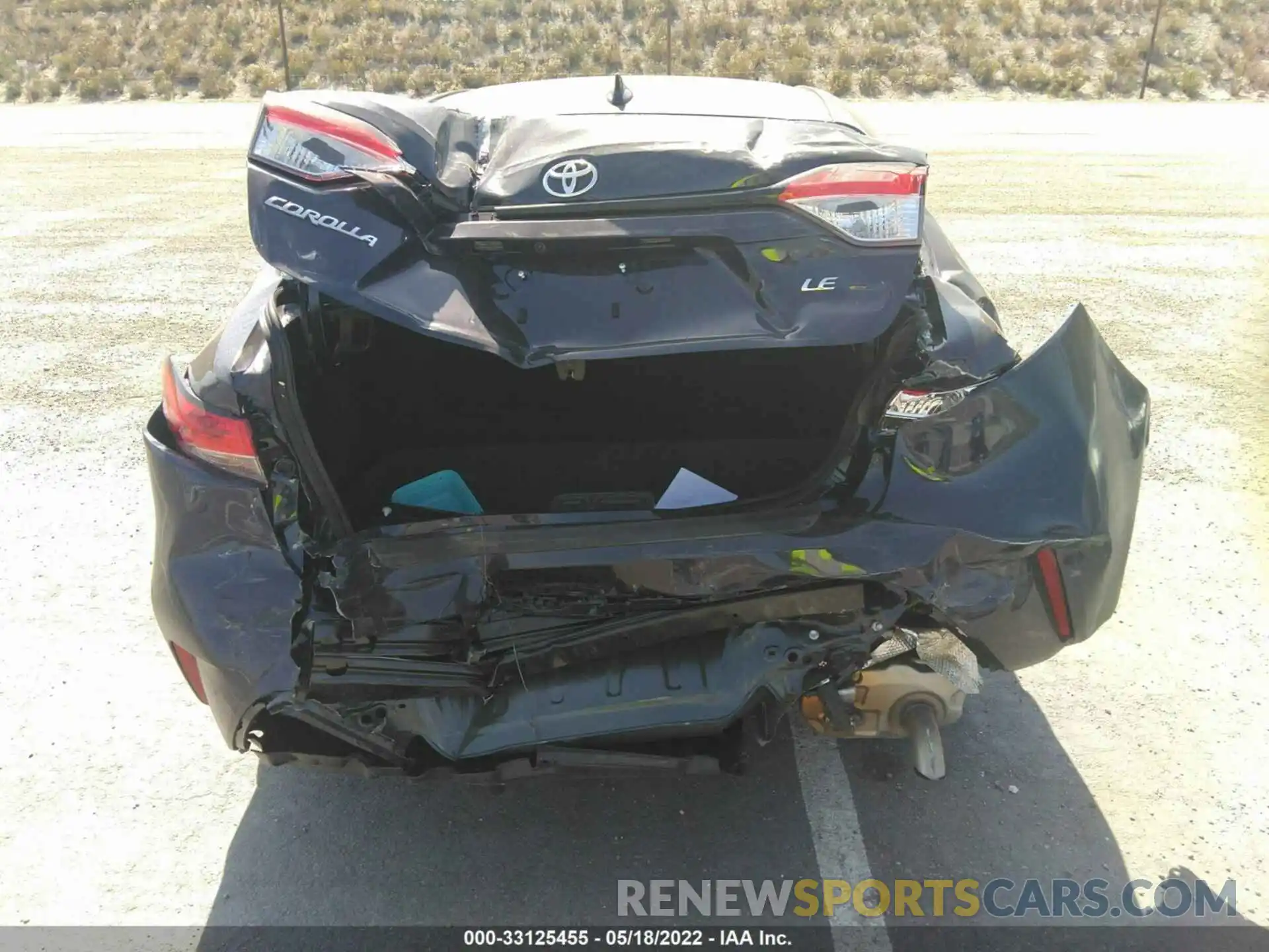 6 Photograph of a damaged car 5YFEPMAE3NP283137 TOYOTA COROLLA 2022