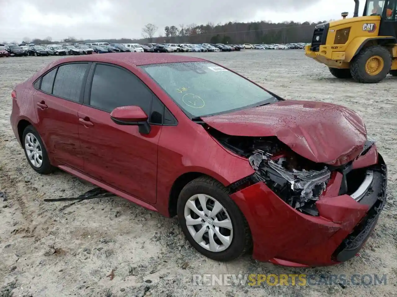 1 Photograph of a damaged car 5YFEPMAE3NP286507 TOYOTA COROLLA 2022