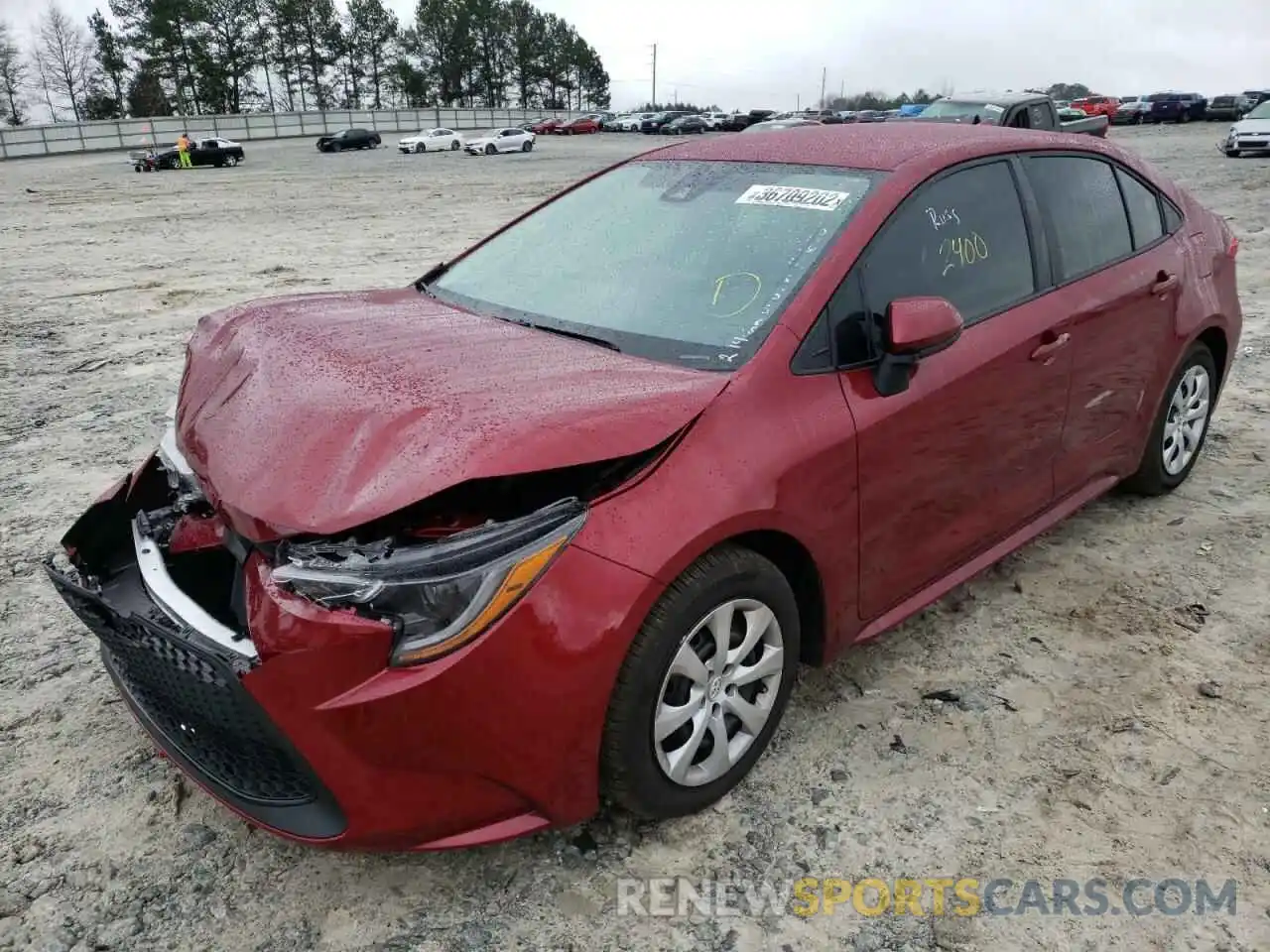 2 Photograph of a damaged car 5YFEPMAE3NP286507 TOYOTA COROLLA 2022