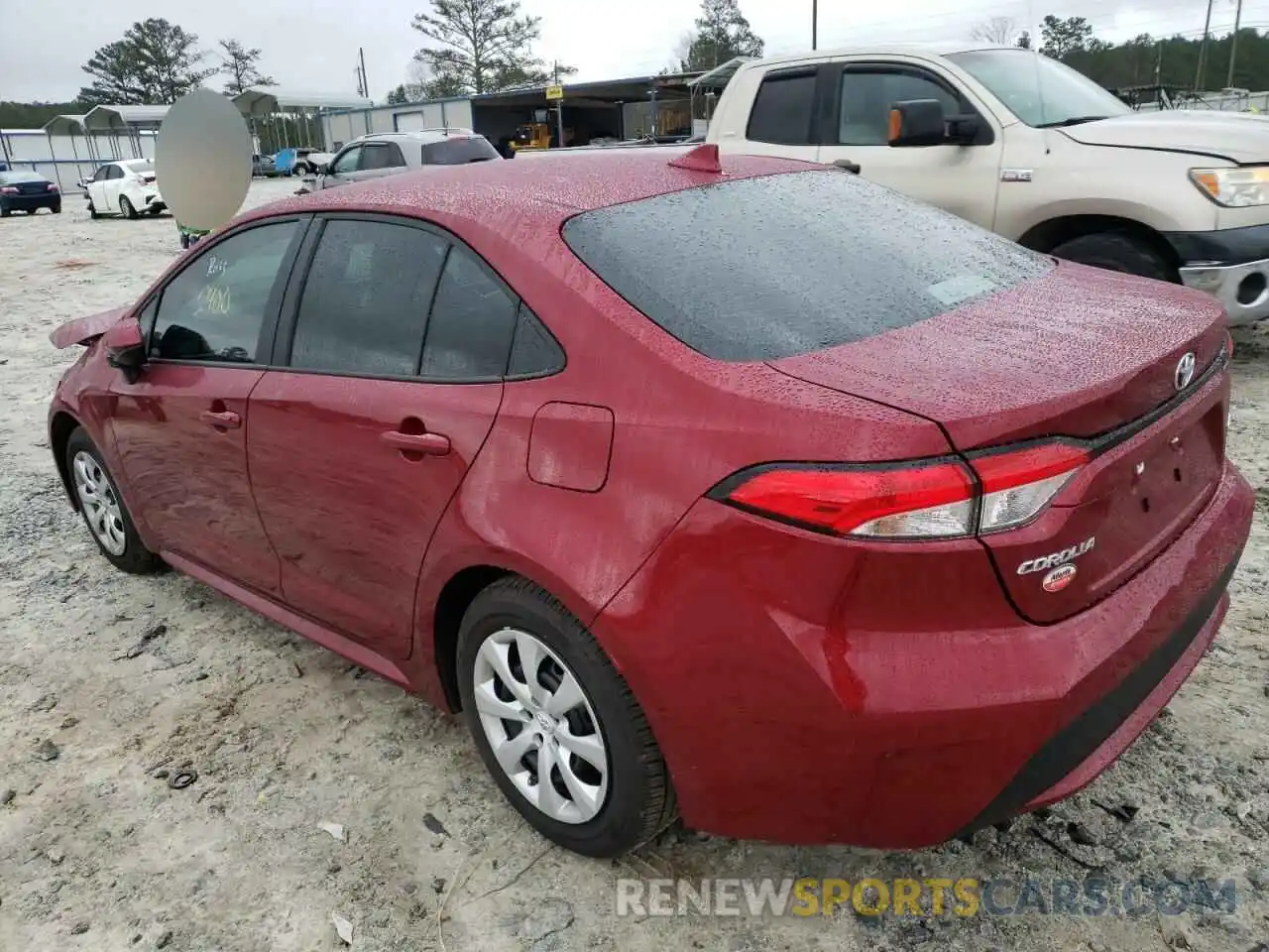 3 Photograph of a damaged car 5YFEPMAE3NP286507 TOYOTA COROLLA 2022