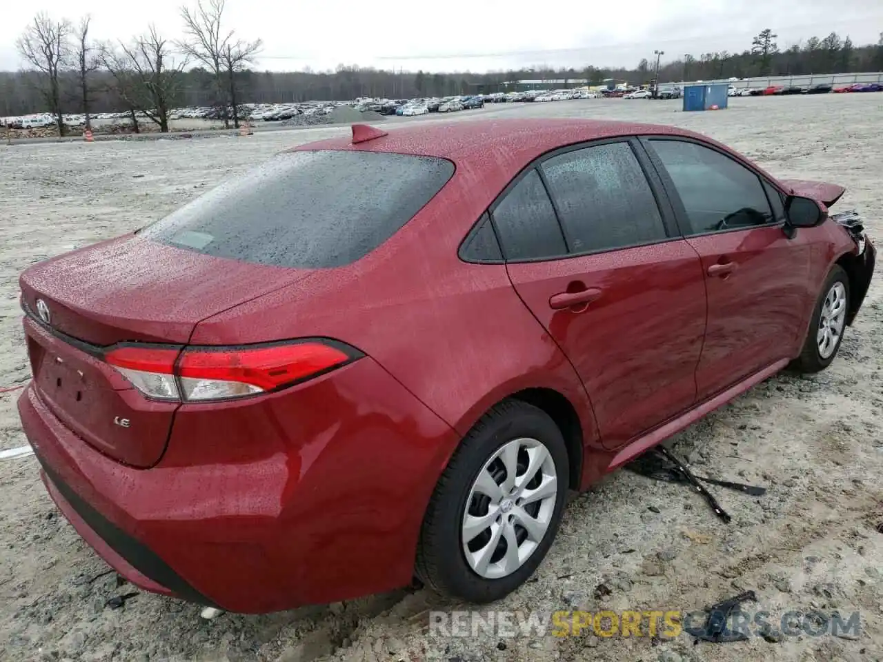 4 Photograph of a damaged car 5YFEPMAE3NP286507 TOYOTA COROLLA 2022