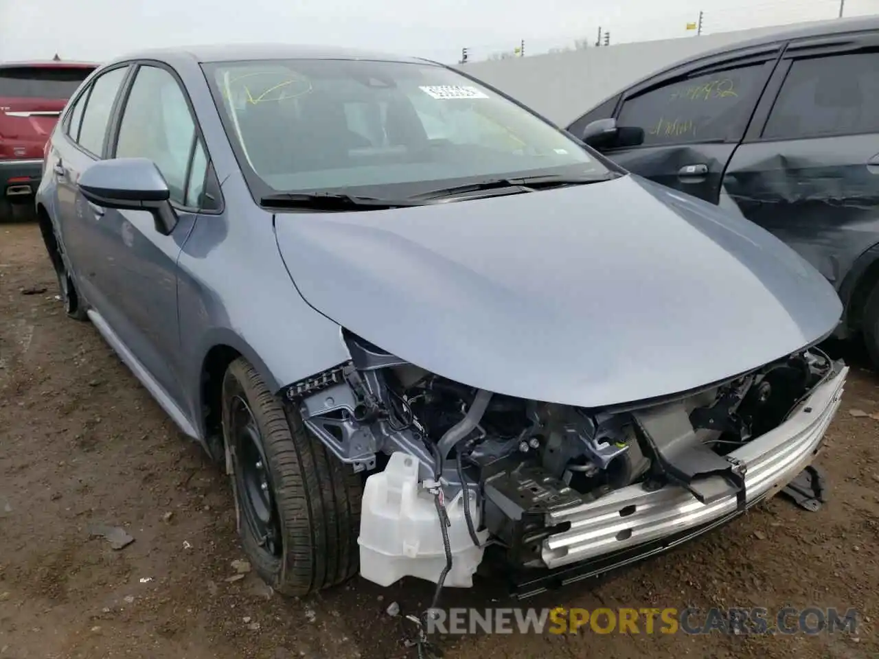 1 Photograph of a damaged car 5YFEPMAE3NP289195 TOYOTA COROLLA 2022