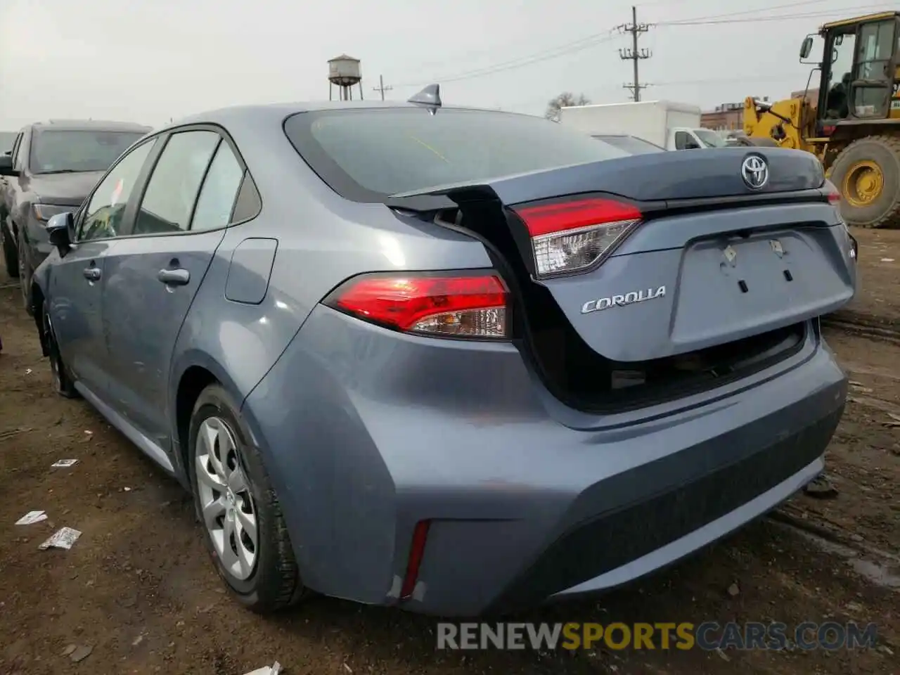 3 Photograph of a damaged car 5YFEPMAE3NP289195 TOYOTA COROLLA 2022