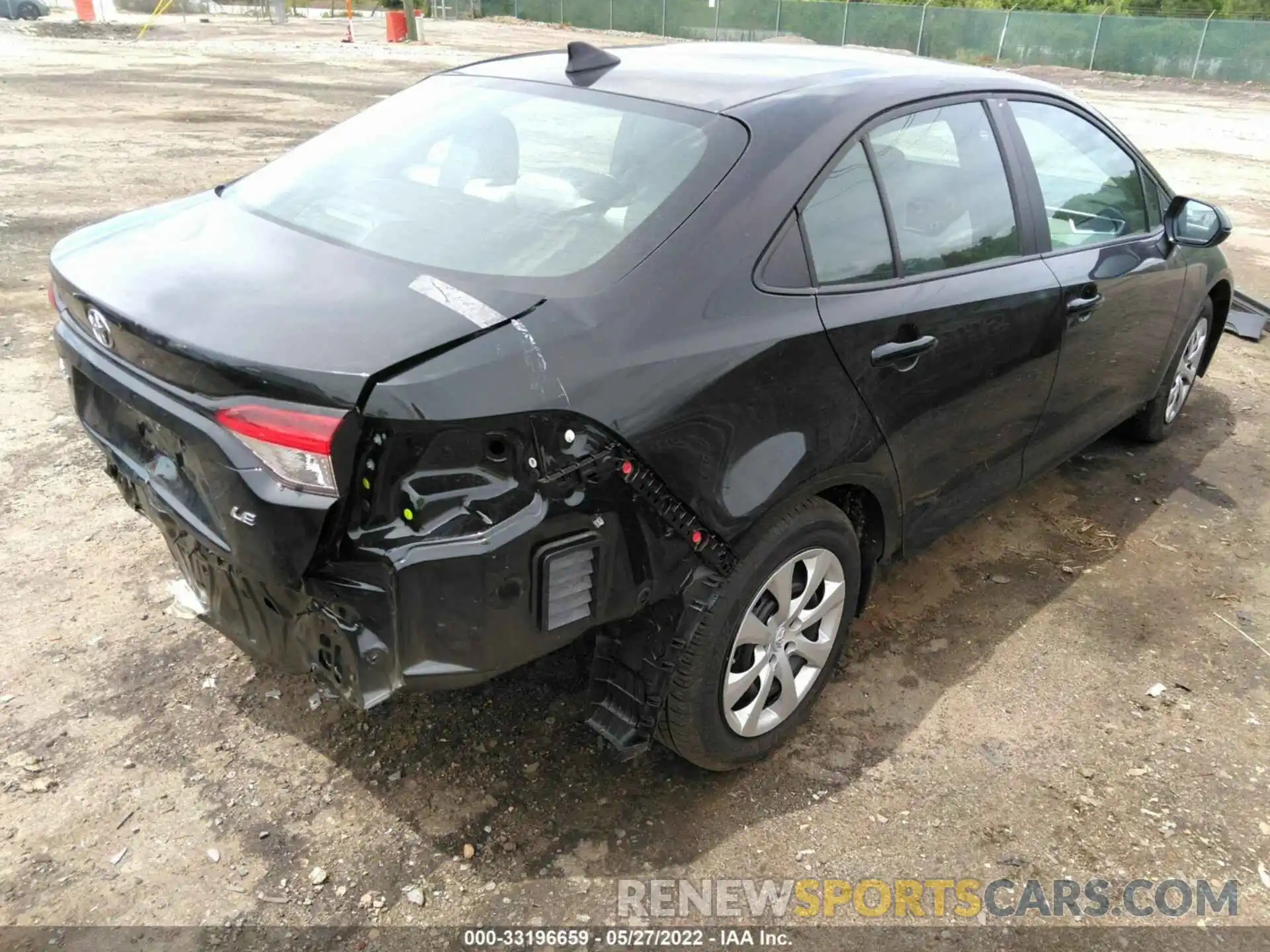 4 Photograph of a damaged car 5YFEPMAE3NP291013 TOYOTA COROLLA 2022