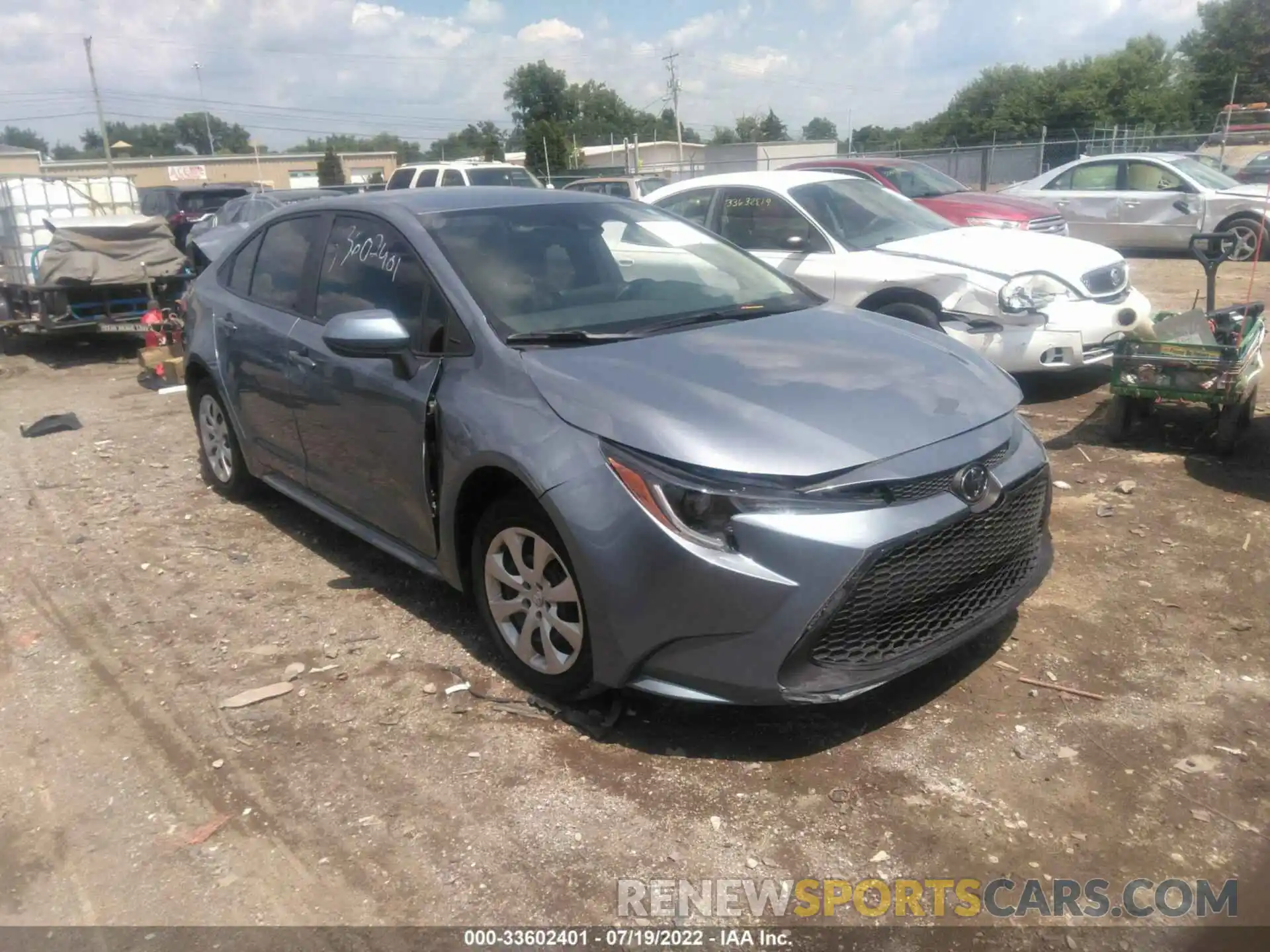 1 Photograph of a damaged car 5YFEPMAE3NP292257 TOYOTA COROLLA 2022