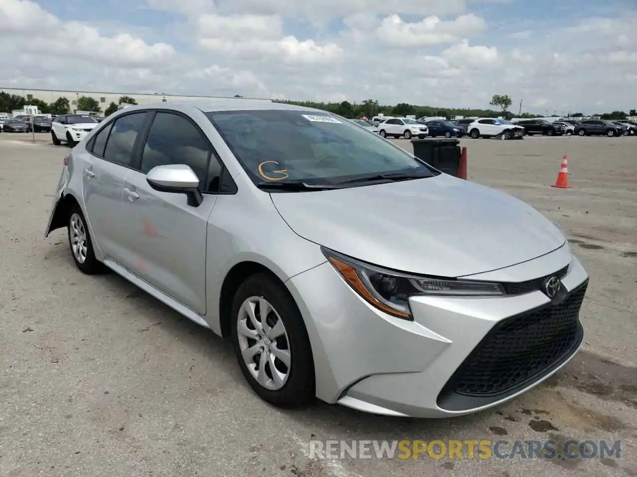 1 Photograph of a damaged car 5YFEPMAE3NP301653 TOYOTA COROLLA 2022