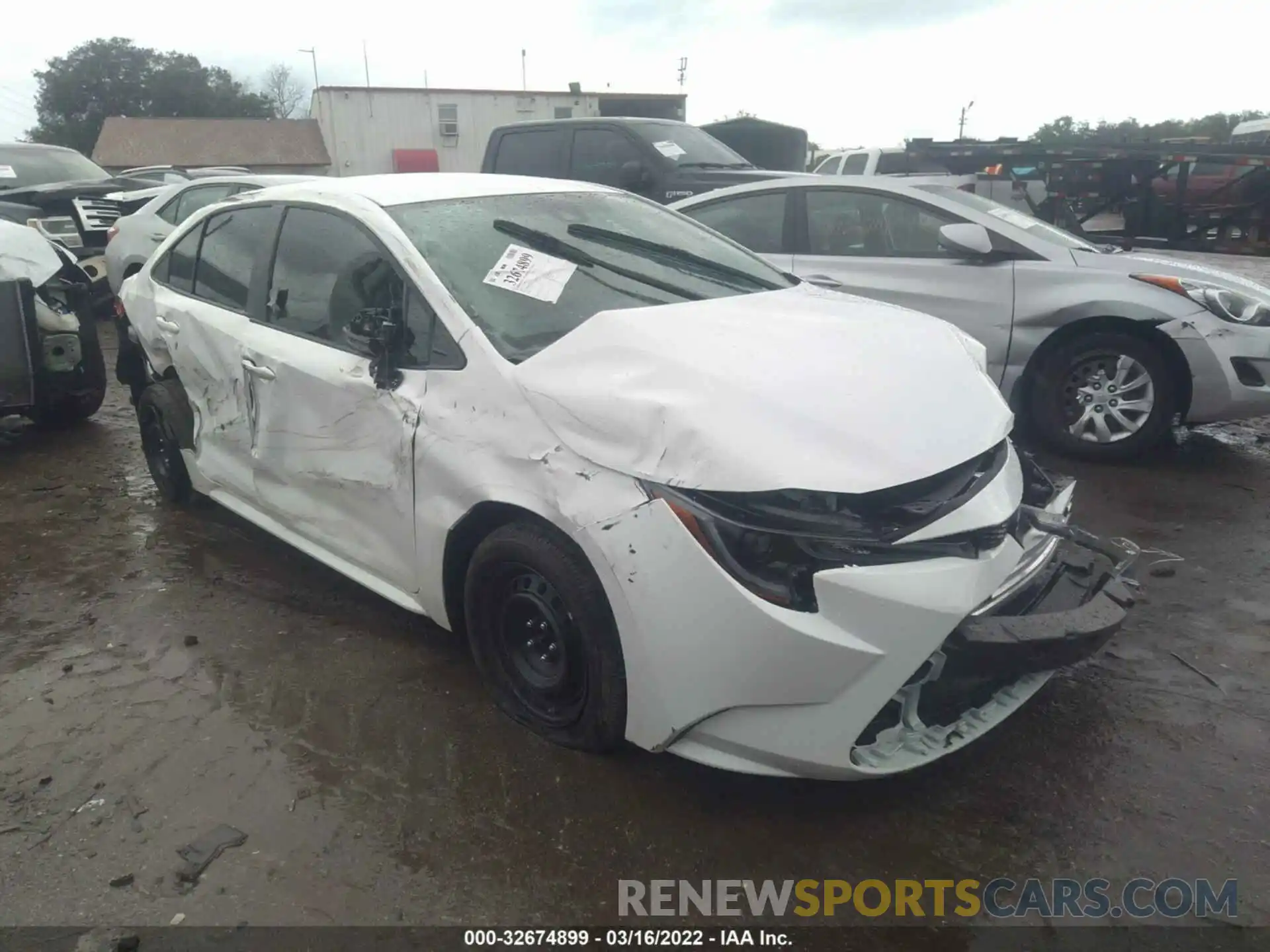 1 Photograph of a damaged car 5YFEPMAE3NP301944 TOYOTA COROLLA 2022