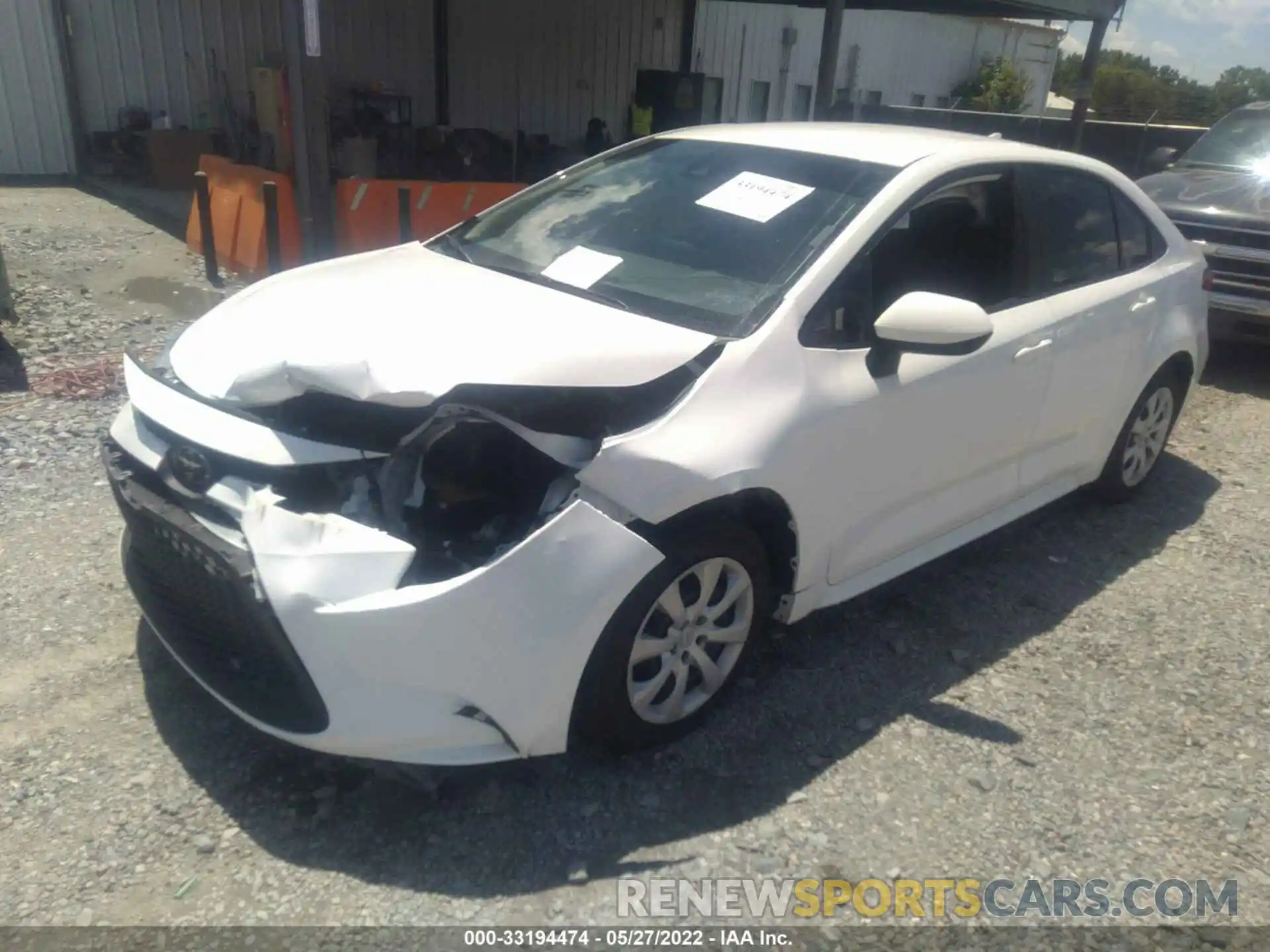 2 Photograph of a damaged car 5YFEPMAE3NP309042 TOYOTA COROLLA 2022