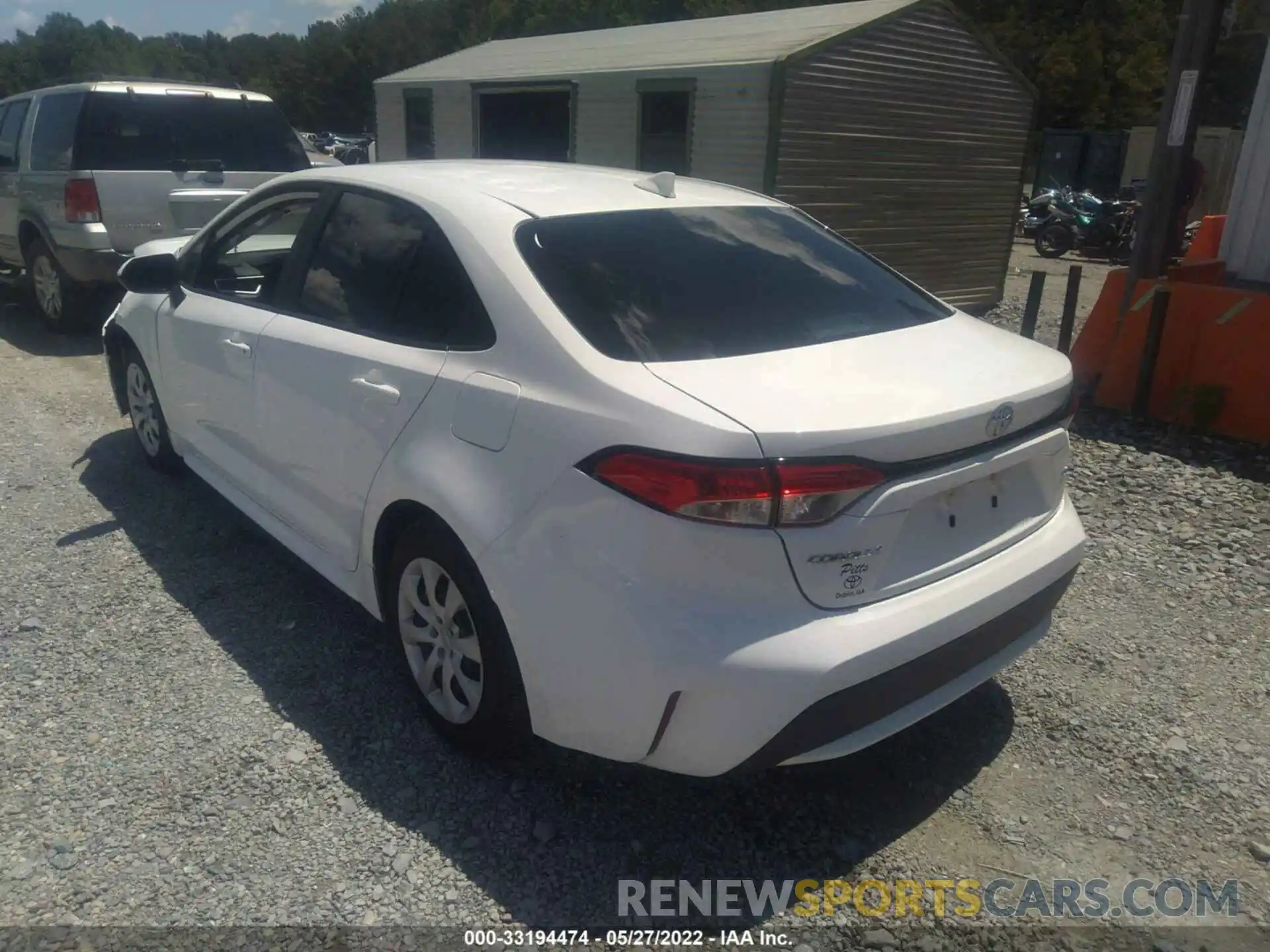 3 Photograph of a damaged car 5YFEPMAE3NP309042 TOYOTA COROLLA 2022