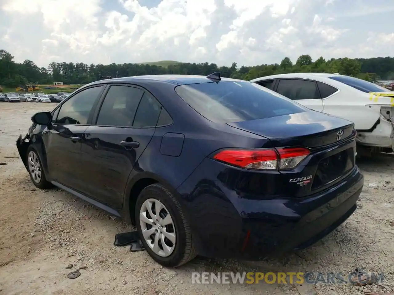 3 Photograph of a damaged car 5YFEPMAE3NP312538 TOYOTA COROLLA 2022