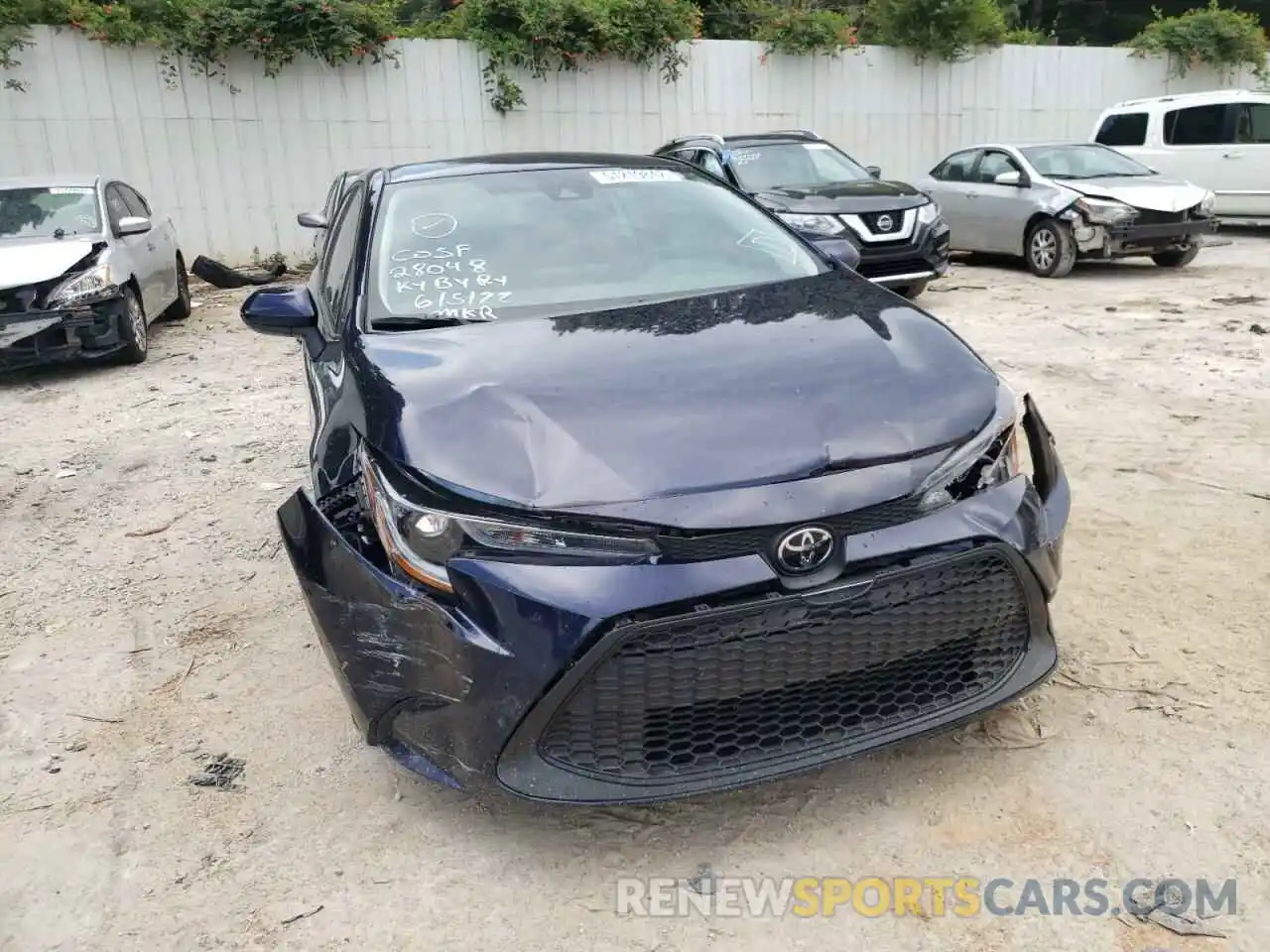 9 Photograph of a damaged car 5YFEPMAE3NP312538 TOYOTA COROLLA 2022