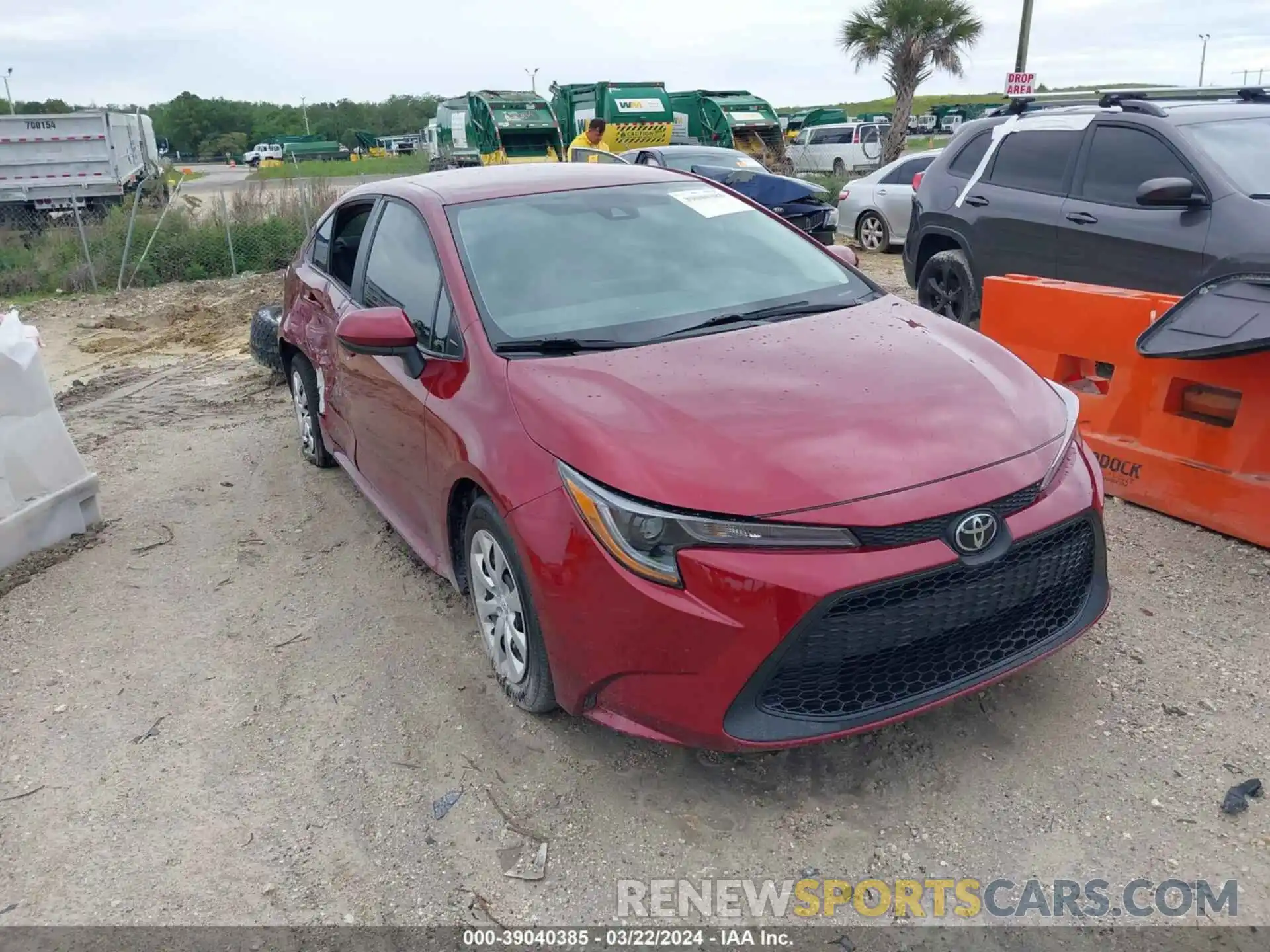 1 Photograph of a damaged car 5YFEPMAE3NP362971 TOYOTA COROLLA 2022