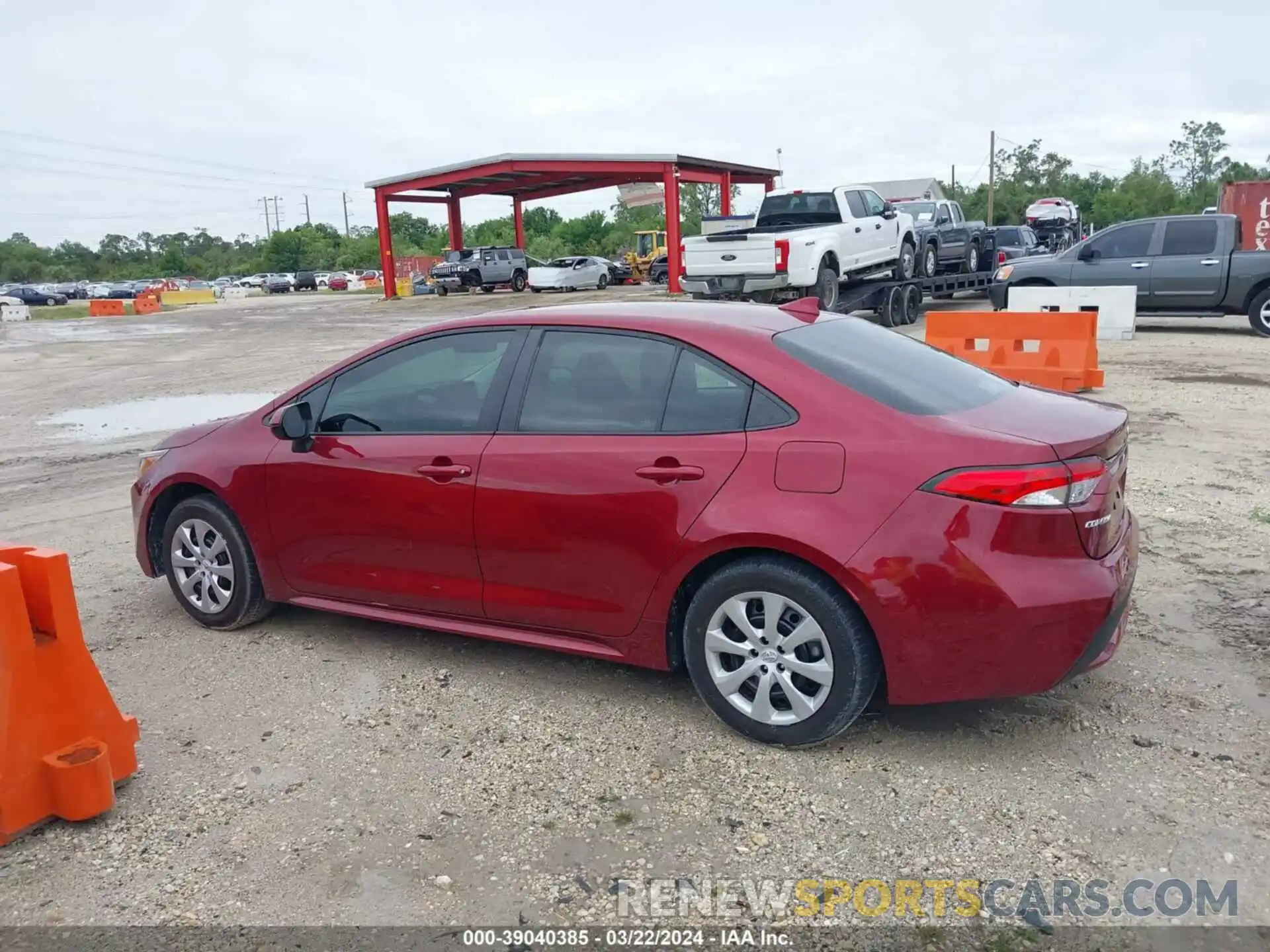 13 Photograph of a damaged car 5YFEPMAE3NP362971 TOYOTA COROLLA 2022