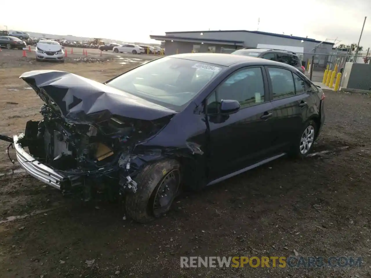 1 Photograph of a damaged car 5YFEPMAE3NP373209 TOYOTA COROLLA 2022