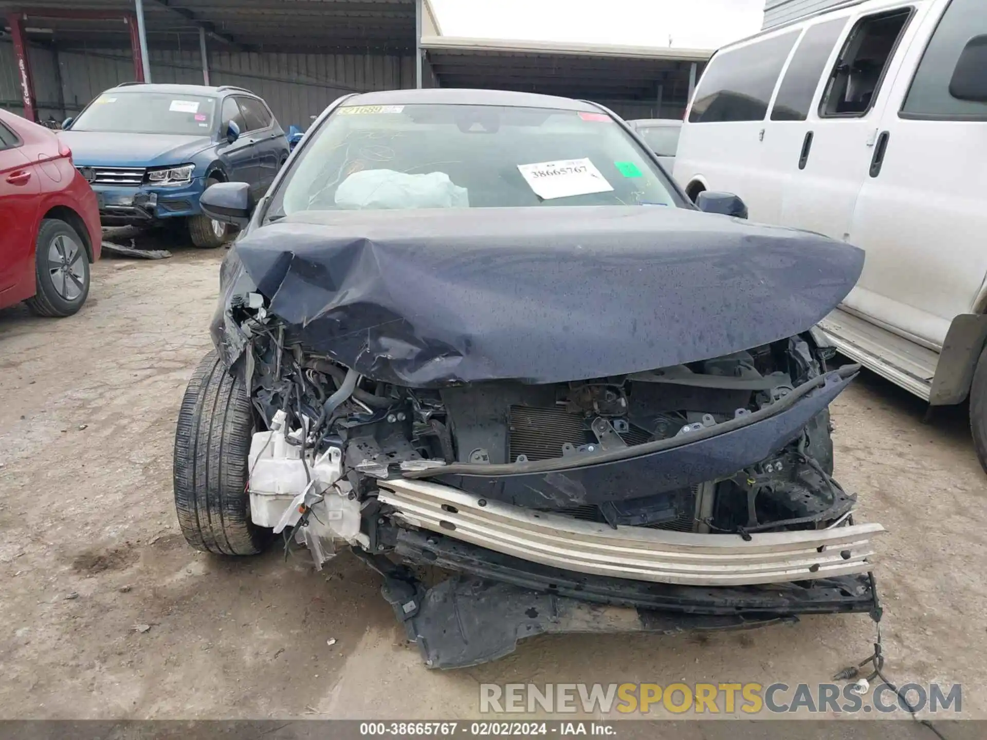 12 Photograph of a damaged car 5YFEPMAE3NP389507 TOYOTA COROLLA 2022