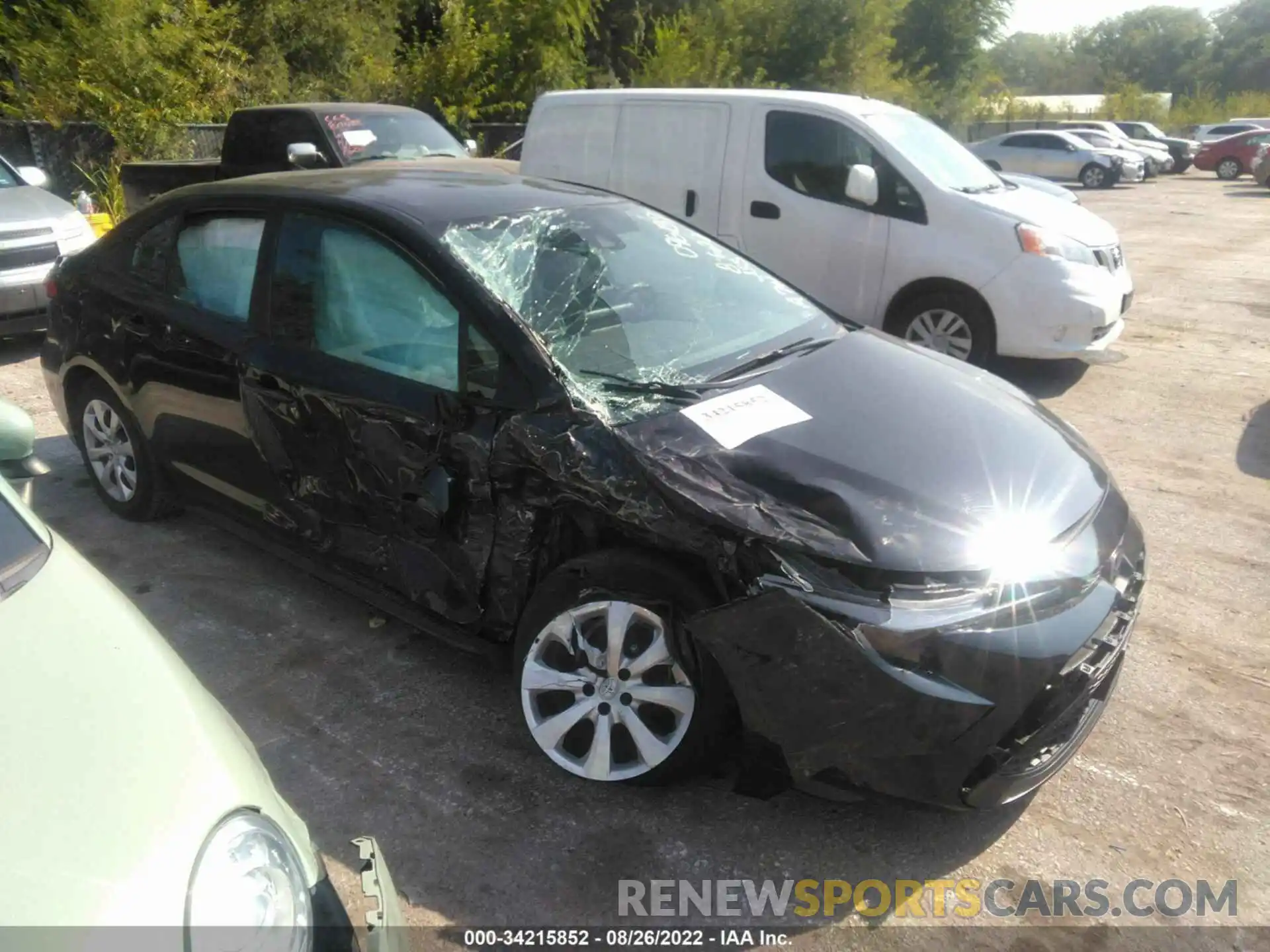 1 Photograph of a damaged car 5YFEPMAE4NP271496 TOYOTA COROLLA 2022