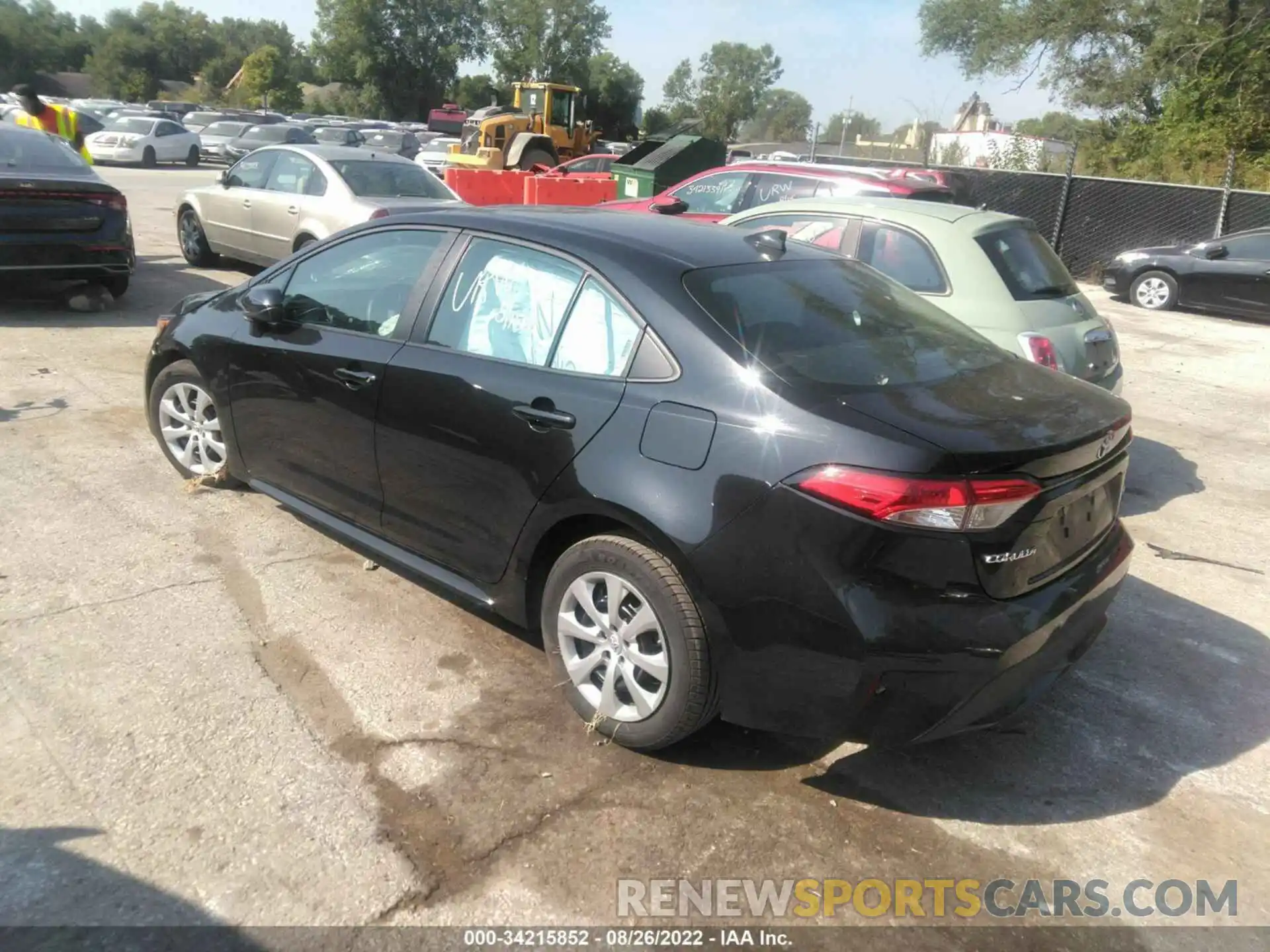 3 Photograph of a damaged car 5YFEPMAE4NP271496 TOYOTA COROLLA 2022