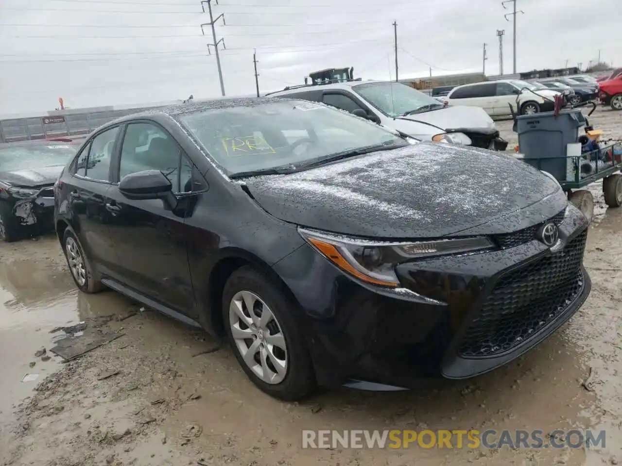 1 Photograph of a damaged car 5YFEPMAE4NP272065 TOYOTA COROLLA 2022