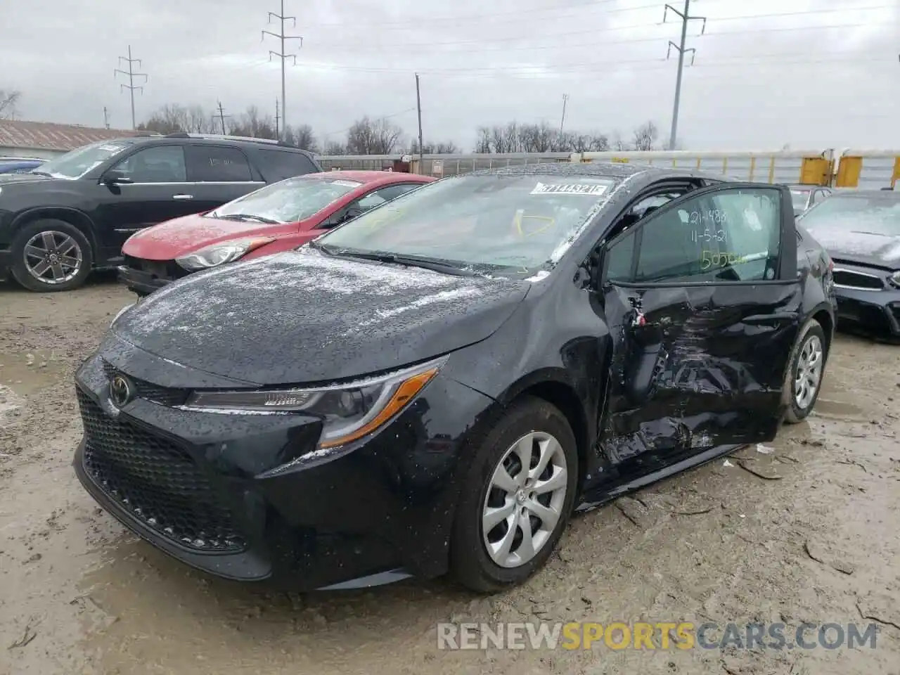 2 Photograph of a damaged car 5YFEPMAE4NP272065 TOYOTA COROLLA 2022